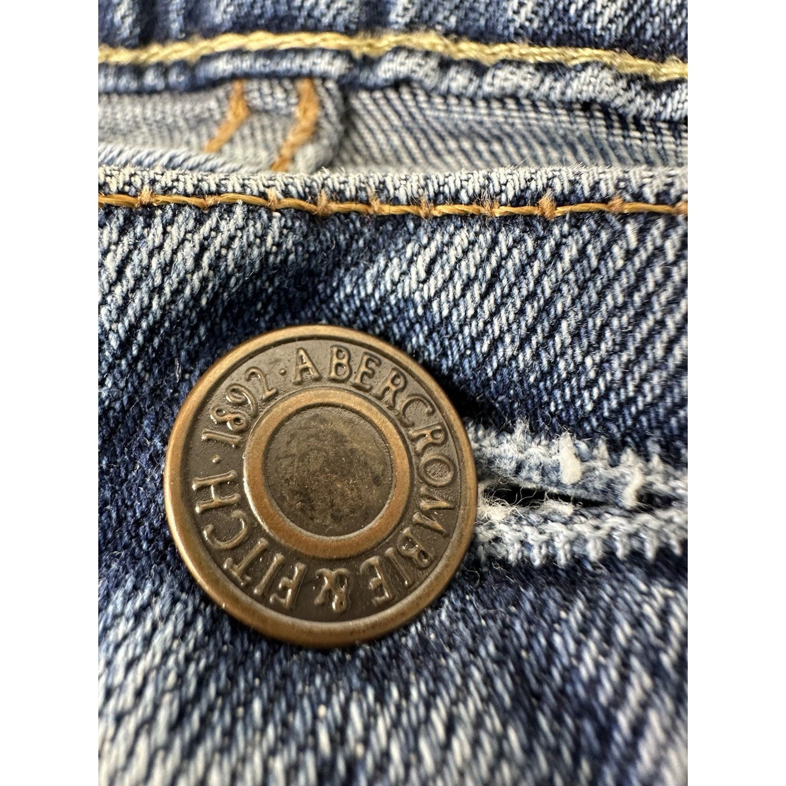 Abercrombie & Fitch Abercrombie Fitch Jeans Mens 29x32 Blue Denim slim straight Size US 29 - 9 Thumbnail