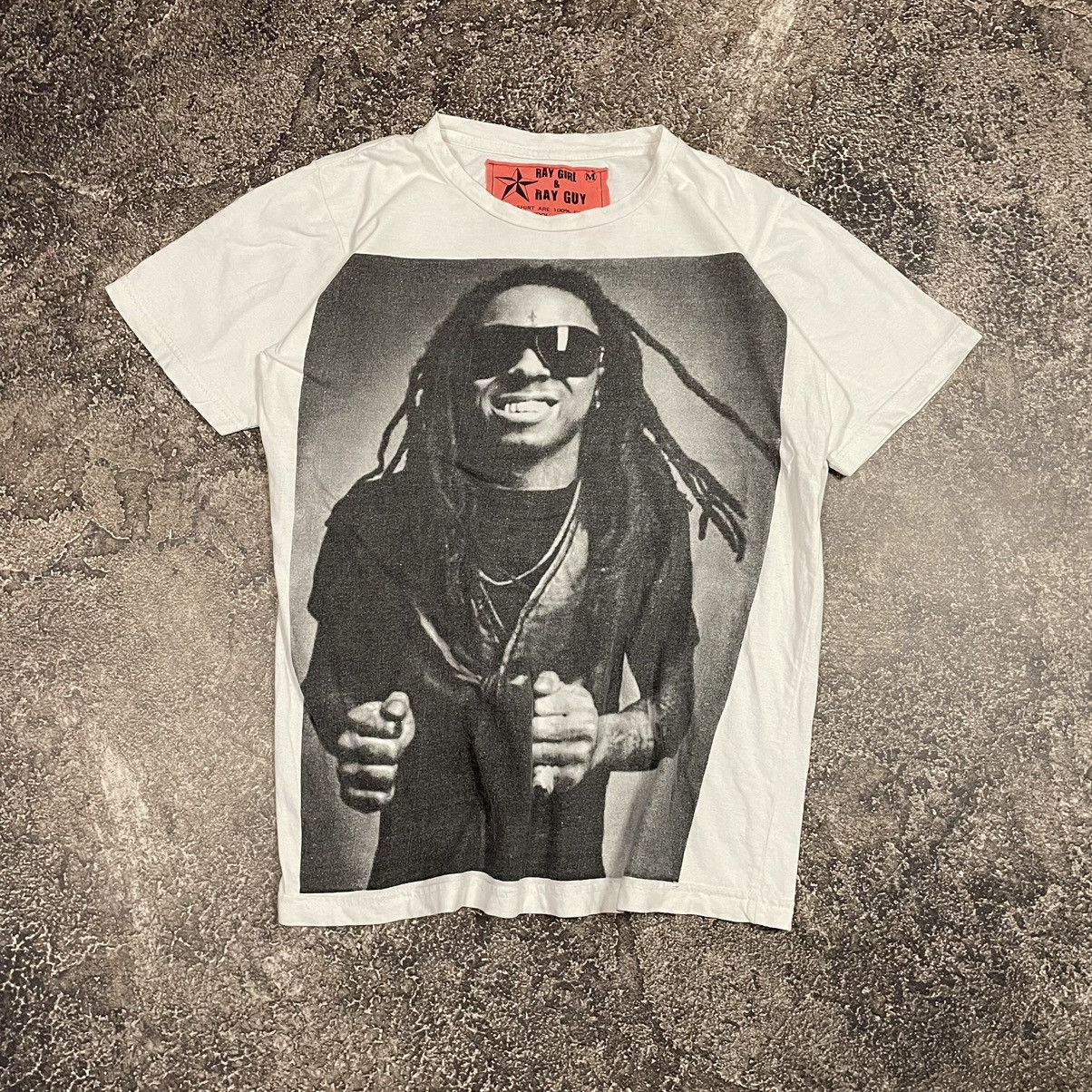 Band Tees × Vintage Ray Girl & Ray Guy vintage Lil Wayne T-Shirt Size M / US 6-8 / IT 42-44 - 1 Thumbnail