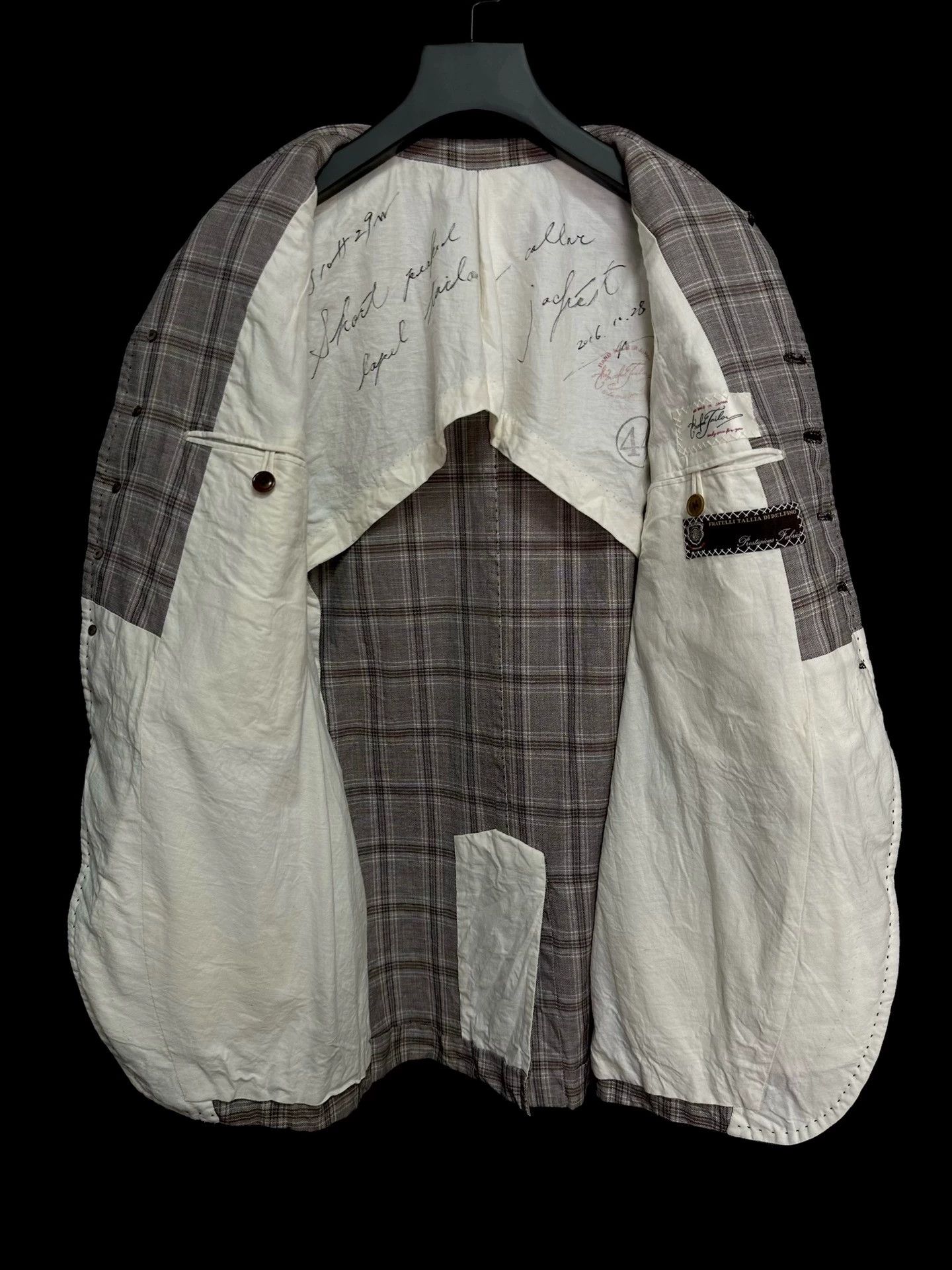 Other The Crooked Tailor Handmade Vintage Slim Unisex Blazer Size US S / EU 44-46 / 1 - 4 Thumbnail