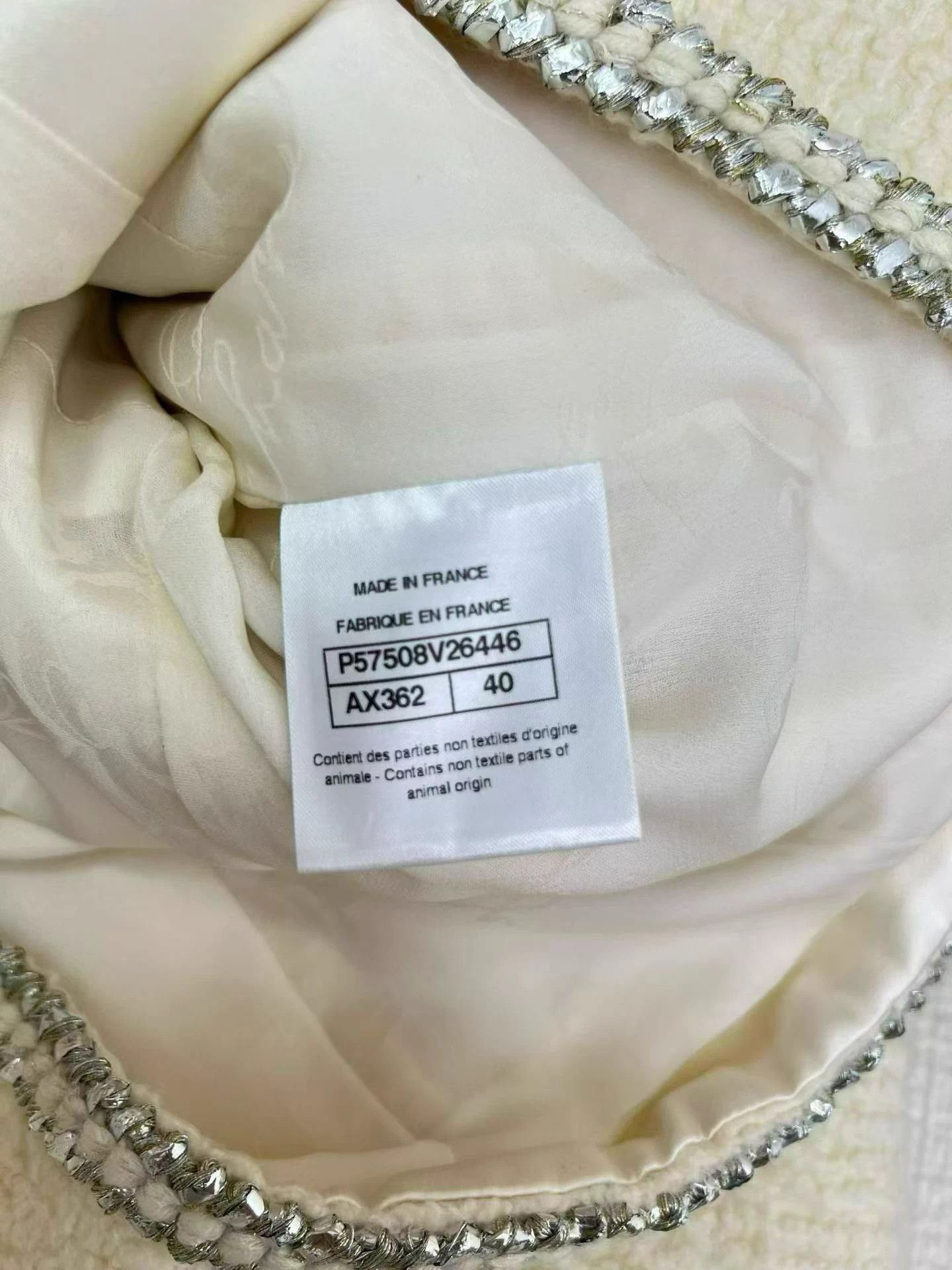 Chanel Chanel Space Women's Color Blocked 40 Jacket Size M / US 6-8 / IT 42-44 - 6 Thumbnail