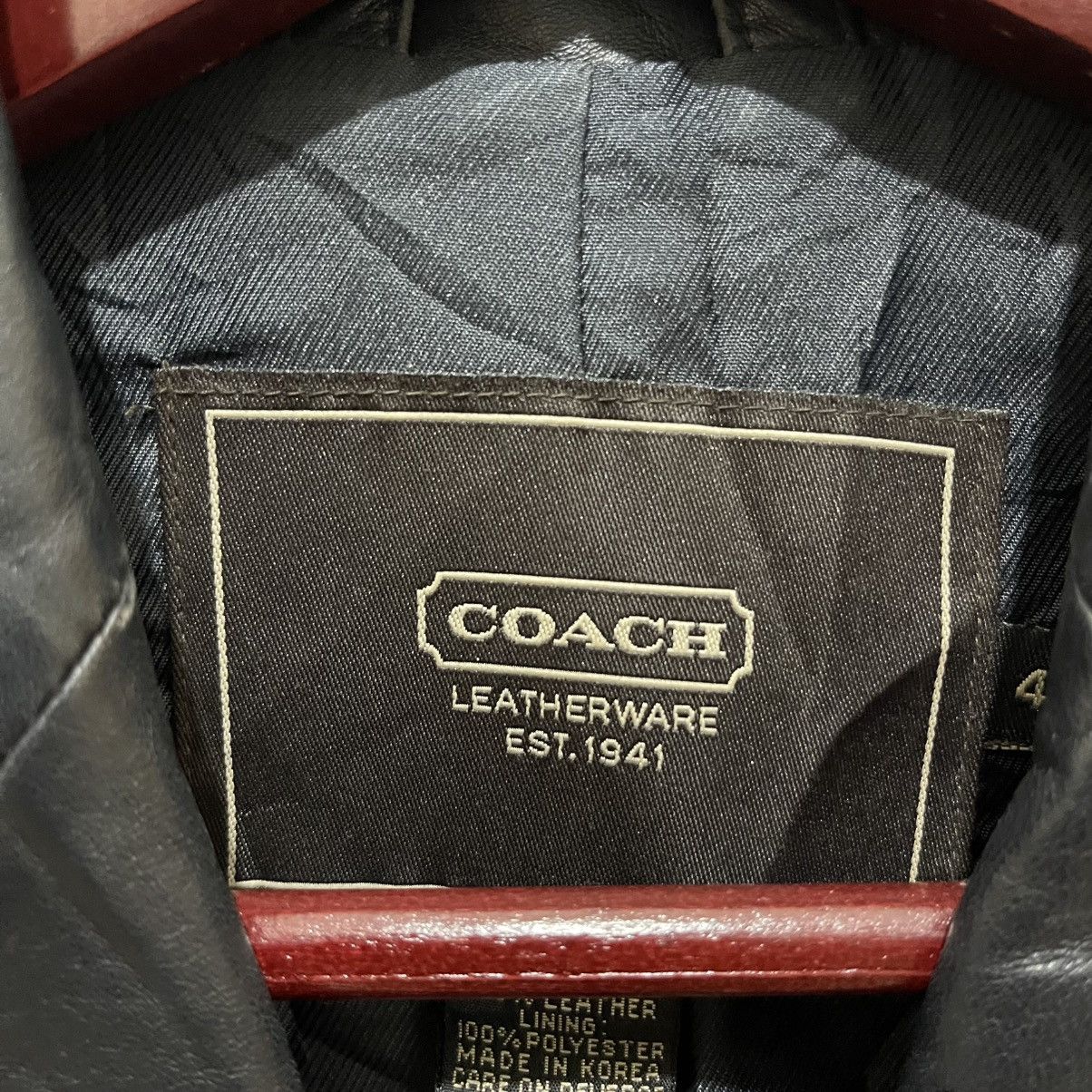 Coach COACH Leatherware Genuine Leather Button Jacket Size S / US 4 / IT 40 - 18 Thumbnail