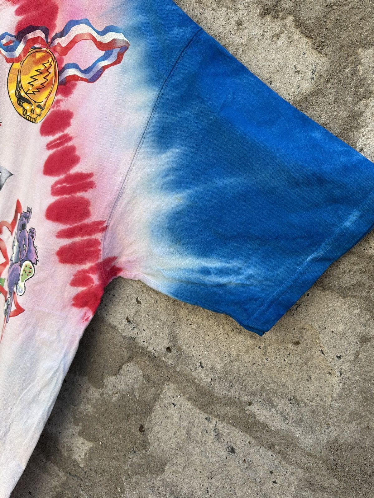 Grateful Dead × Liquid Blue × Vintage Grateful Dead 1996 GDM “Deadcathlon” Olympics Tie-Dye Tee Size US XL / EU 56 / 4 - 12 Thumbnail