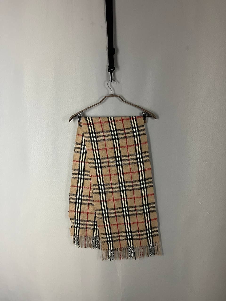 Burberry Burberry Nova Check Scarf Wool Size ONE SIZE - 3 Thumbnail