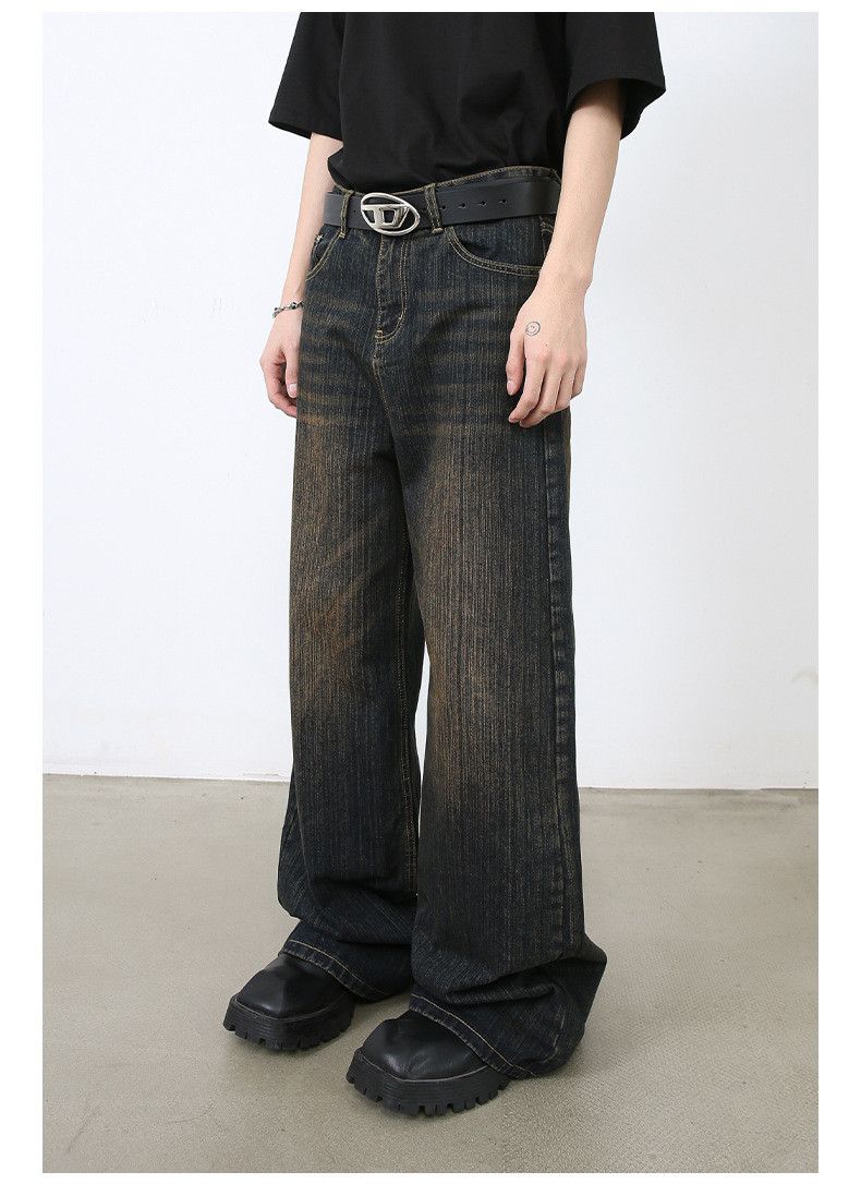 Japanese Brand × Jean American style distressed washed street vintage jeans Size US 32 / EU 48 - 6 Thumbnail