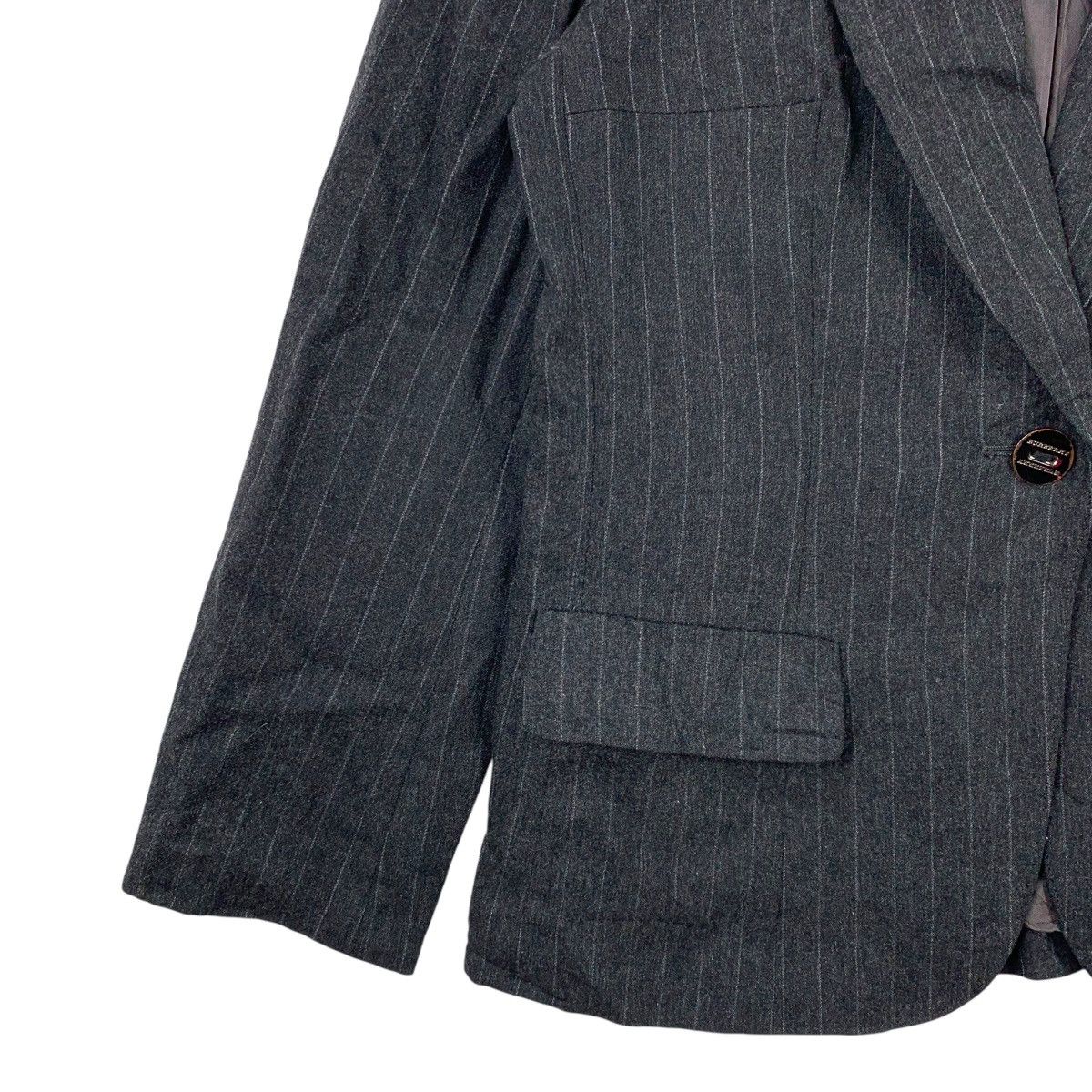 Burberry BURBERRY London Casualwear Designer Stripes Wool Blazer Coat Size S / US 4 / IT 40 - 5 Thumbnail