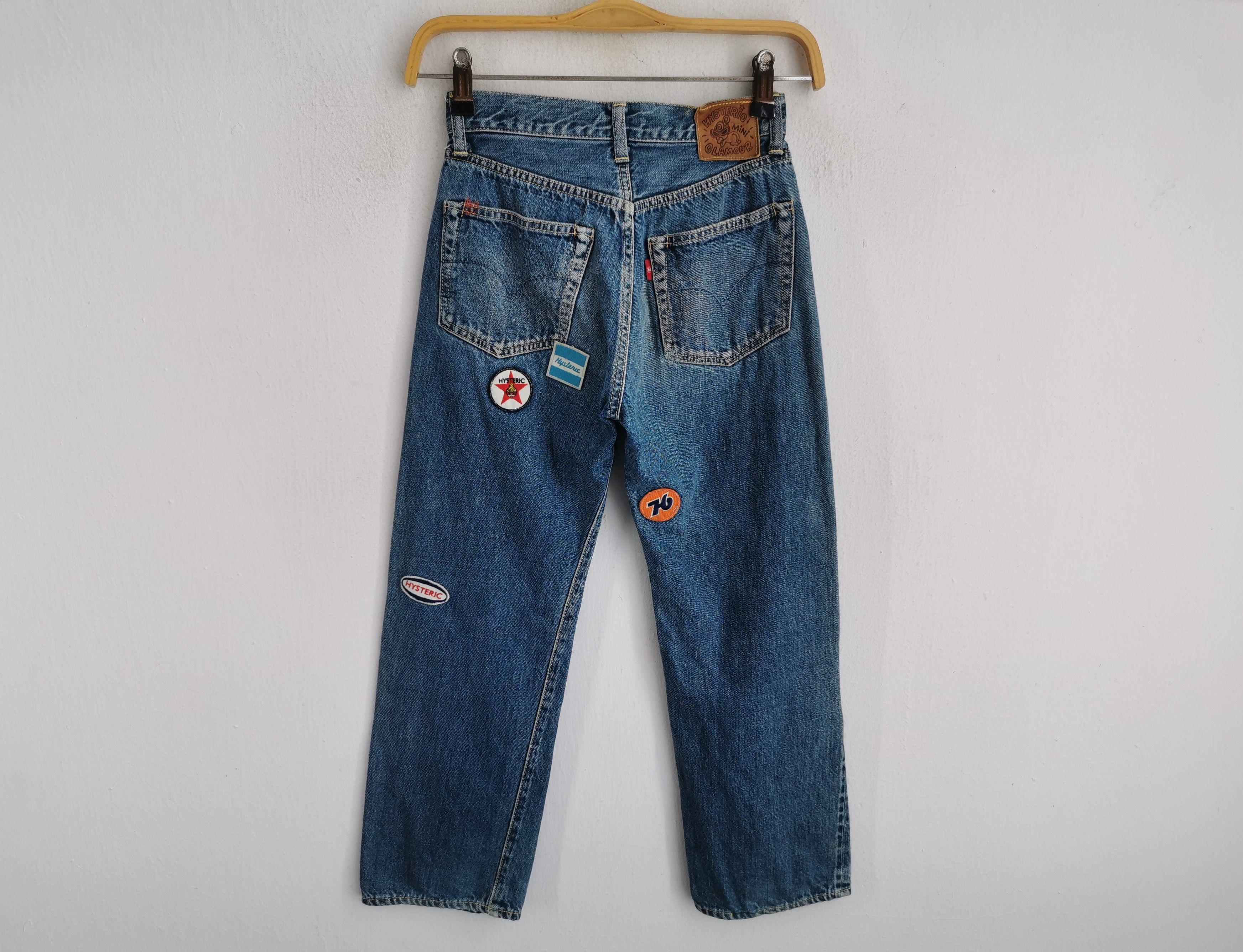 Hysteric Glamour Vintage 90s Hysteric Glamour Selvedge Patch Denim Size 23" - 3 Thumbnail