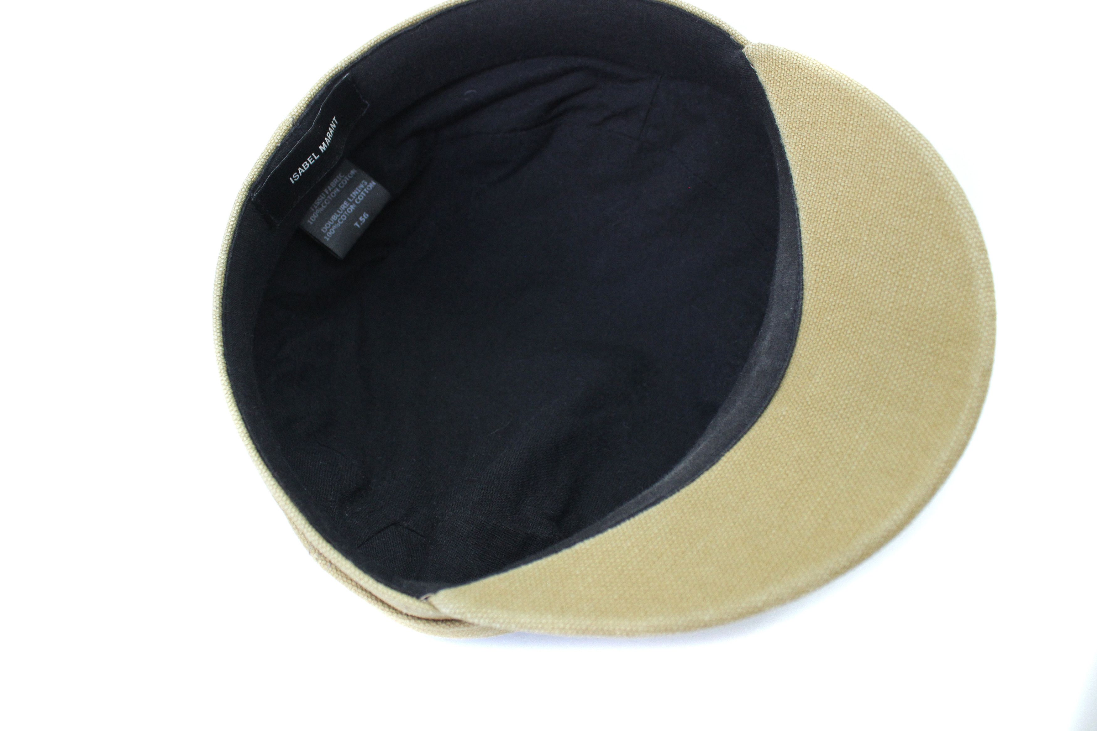 Isabel Marant Beret Beige Hat Size ONE SIZE - 6 Thumbnail
