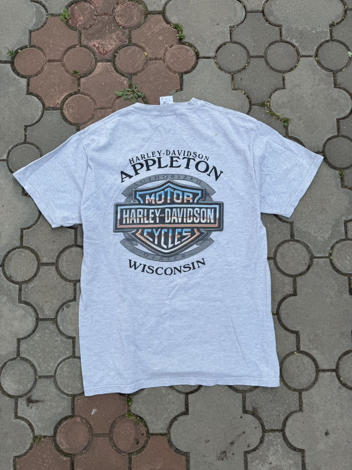 Harley Davidson Vintage Harley Davidson Big Logo Tee Shirt USA Size US M / EU 48-50 / 2 - 1 Thumbnail