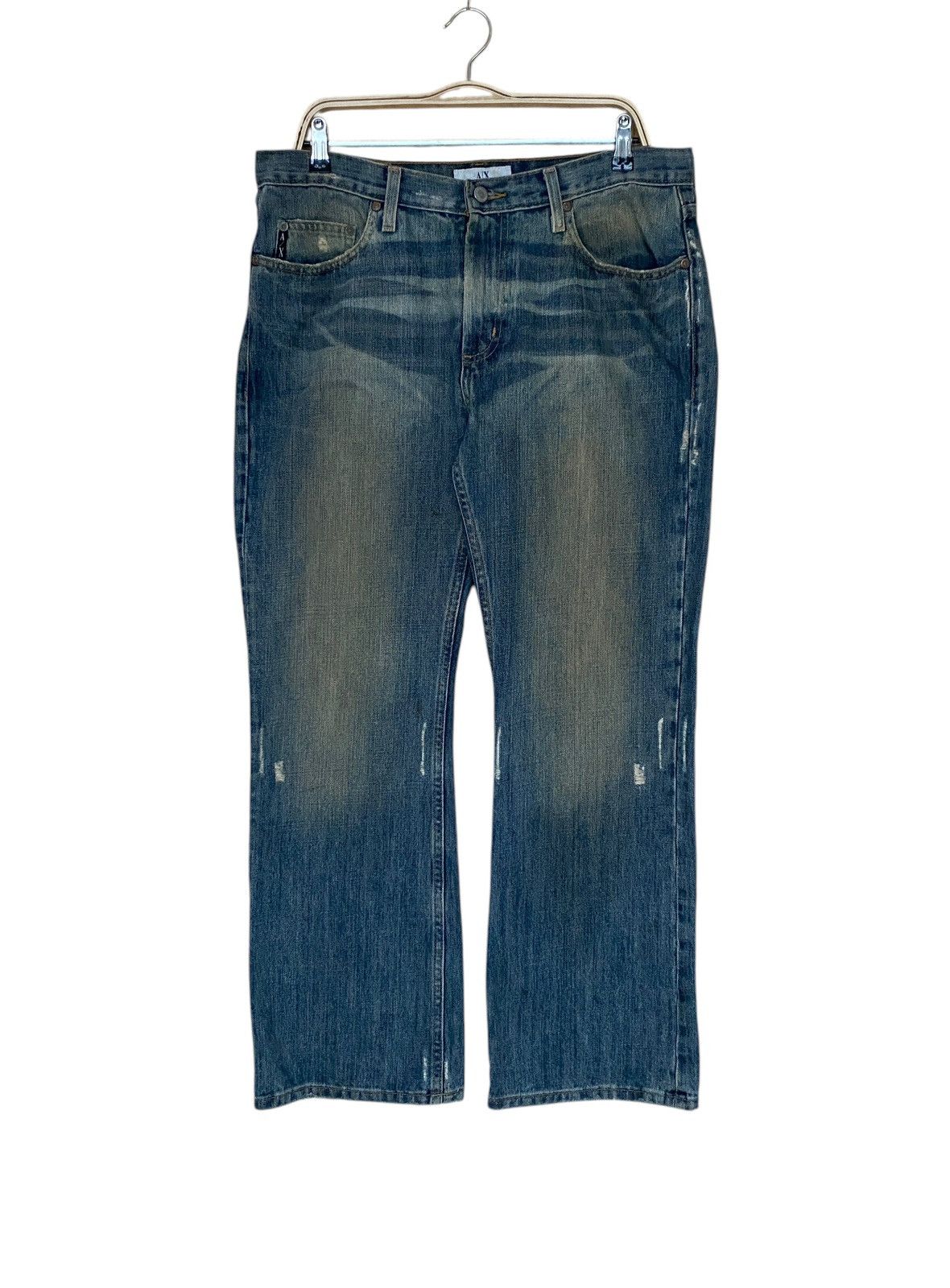 Armani Exchange Vintage Brand Armani Exchange Flared Jeans 2000s Size US 34 / EU 50 - 1 Thumbnail