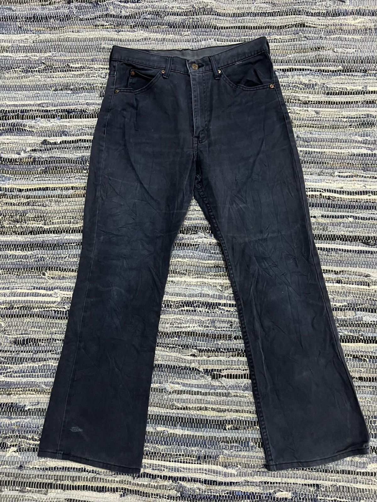 Levi's Vintage Clothing Vintage 1996 Levis 517 White Tab Flare Hem Distressed Jean Size US 32 / EU 48 - 6 Thumbnail