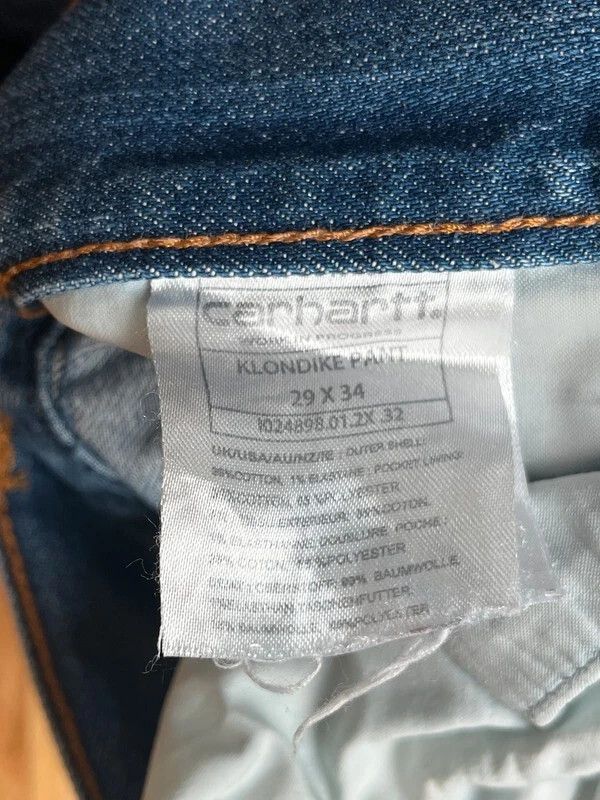 Carhartt Carhartt WIP Klondike Jeans W29 L32 Size US 29 - 4 Thumbnail