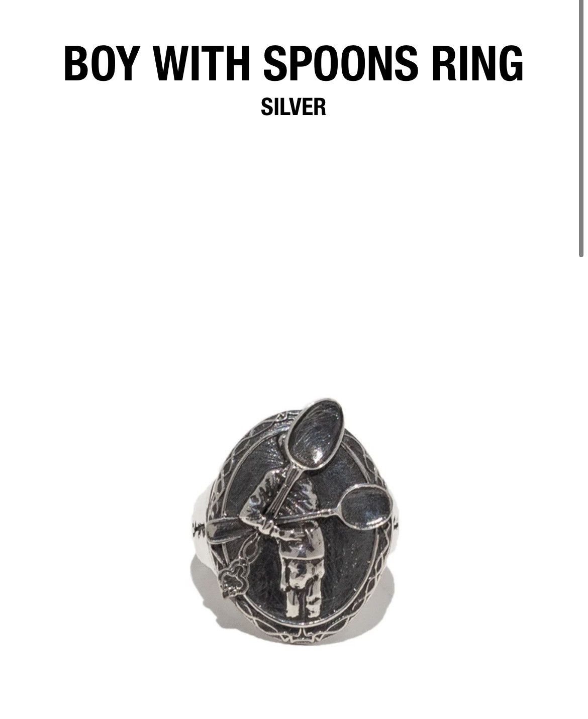 Enfants Riches Deprimes ERD boy with spoons ring Size ONE SIZE - 1 Thumbnail