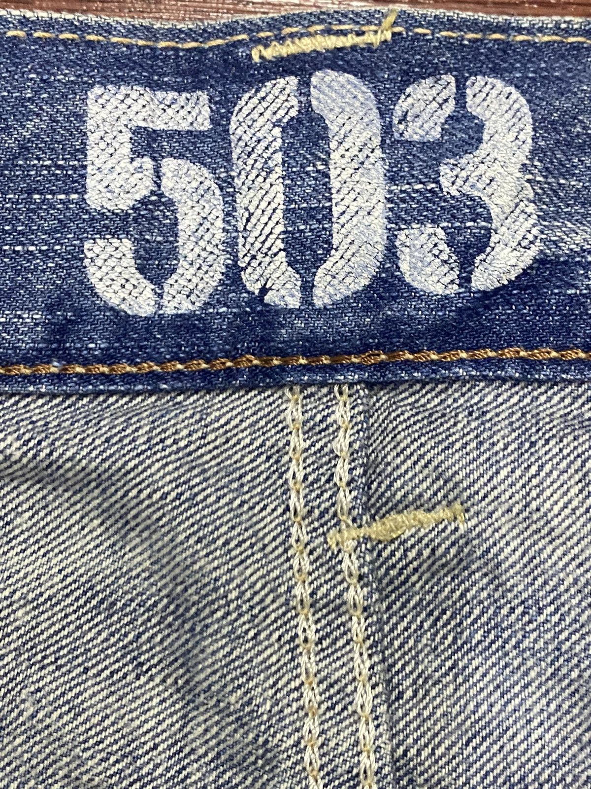 Japanese Brand Vintage Japanese Brand Edwin Blue Trip Flare Jeans Size US 37 - 13 Thumbnail