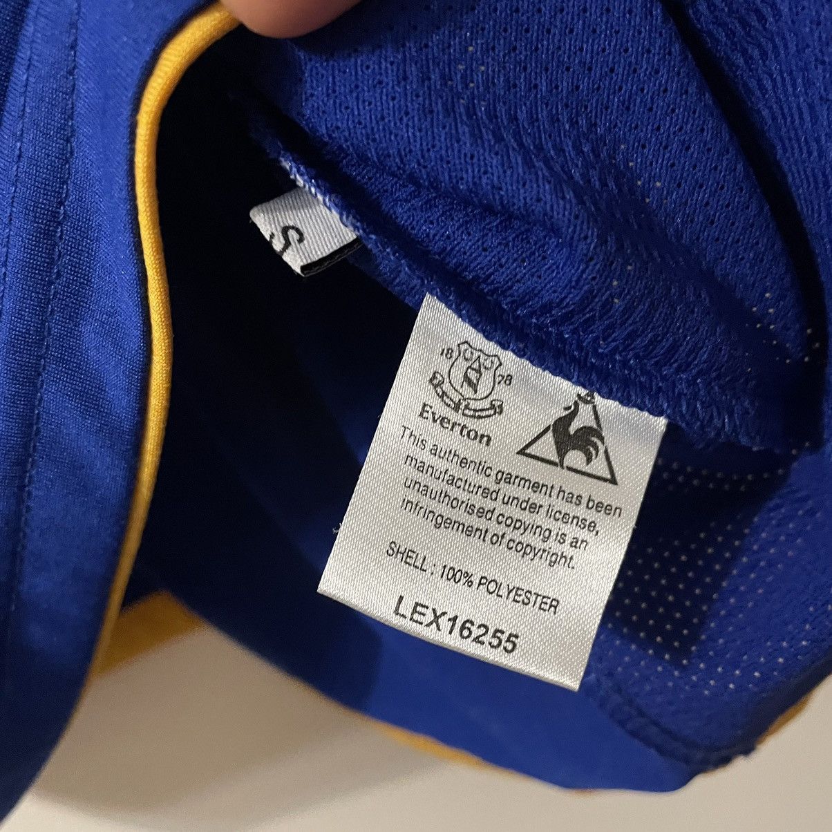 Le Coq Sportif × Vintage Everton Chang sponsored Size US S / EU 44-46 / 1 - 6 Thumbnail