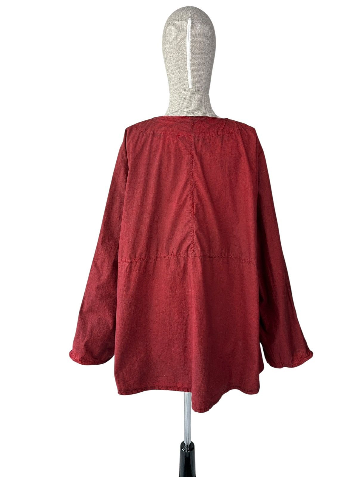 Other BARBARA SPEER Oversized Crinkle Cotton Jacket Ring Ties Size M / US 6-8 / IT 42-44 - 2 Thumbnail
