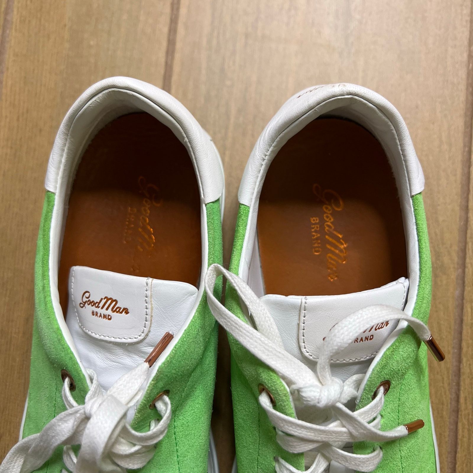 Good Man Brand Good Man Brand Green Low Top Sneakers Men’s Size 9 Luxury Size US 9 / EU 42 - 10 Thumbnail