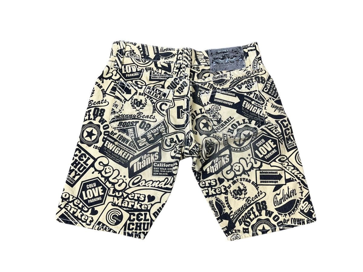 Japanese Brand Vintage CO & LU Short Full Print Size US 32 / EU 48 - 2 Thumbnail