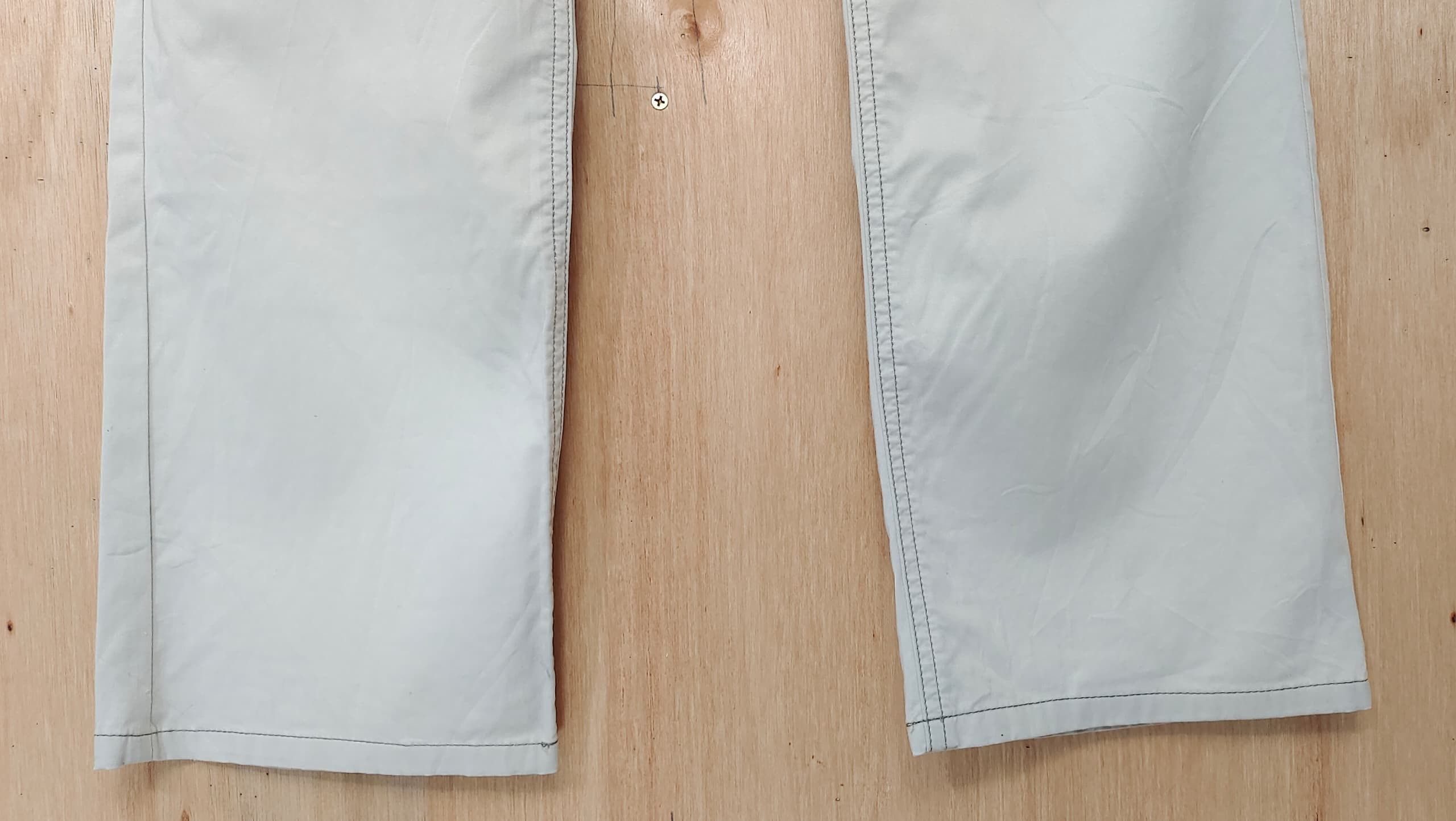 Burberry × If Six Was Nine BURBERRY BLACK LABEL KHAKI BEIGE SOFT COTTON PANTS JEANS Size 31" - 5 Thumbnail