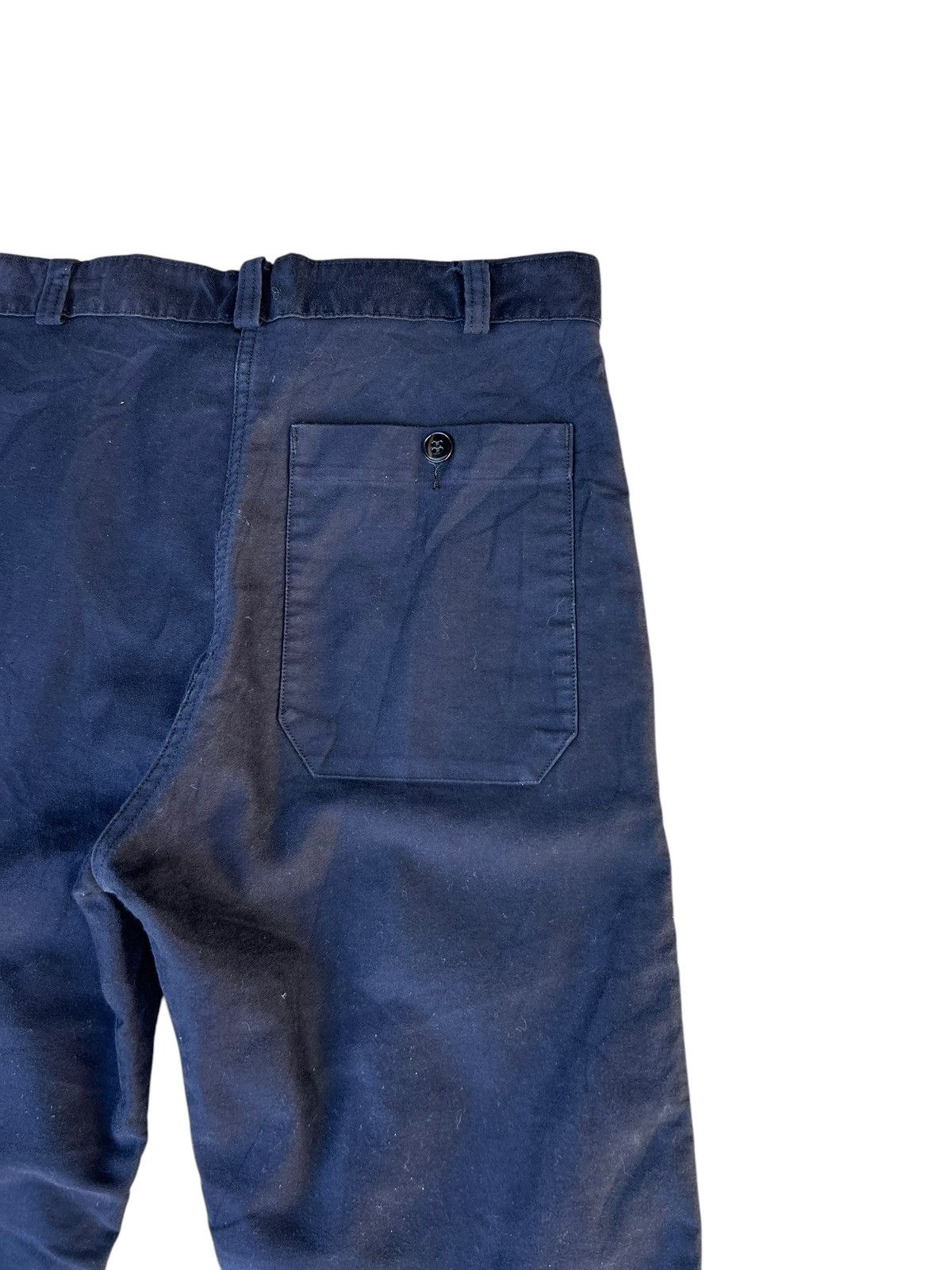Danton × Vintage Vintage Danton France Moleskin Cotton Wide Leg Work Pant Size US 31 - 17 Thumbnail