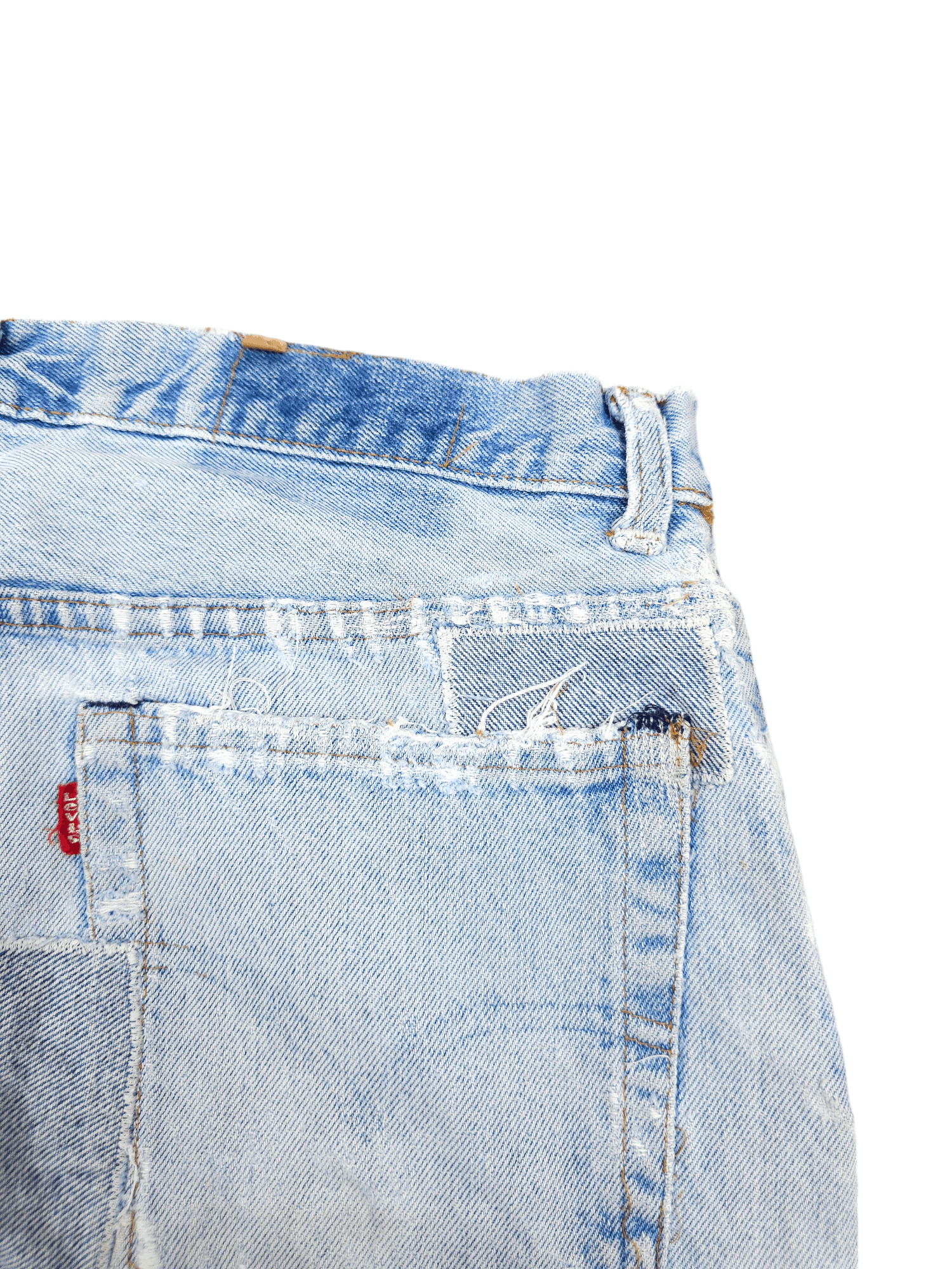 Japanese Brand × Levi's 💎 Size 36/30 Patchwork Baggy 80's Levi's 503 Jeans 501 Size US 36 / EU 52 - 13 Thumbnail