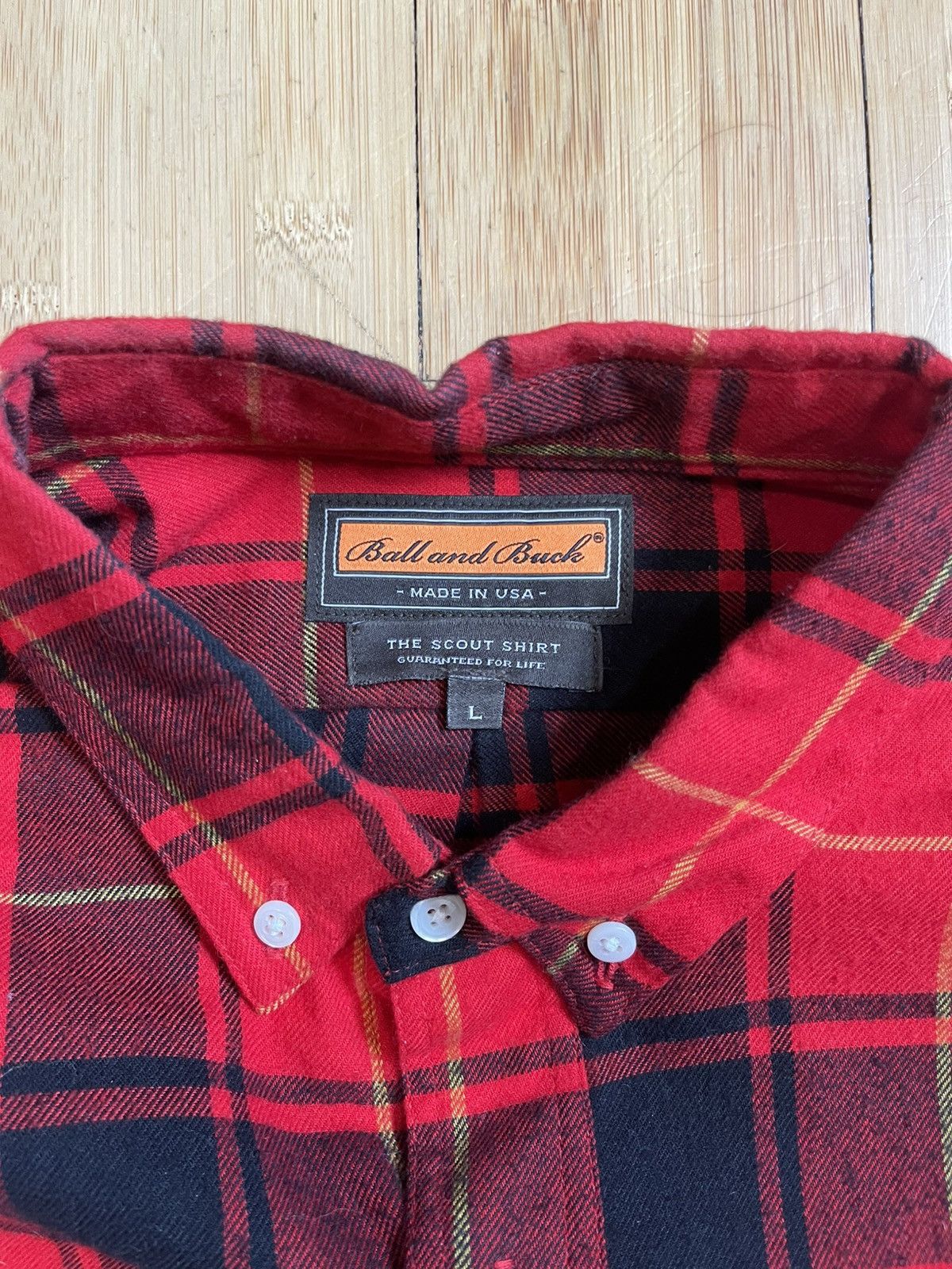 Ball and Buck Ball and Buck Scout Shirt in Red and Black Buffalo Plaid Size US L / EU 52-54 / 3 - 3 Thumbnail