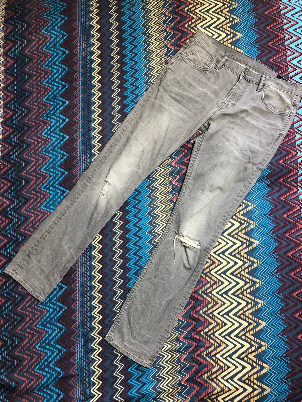Allsaints × Japanese Brand Allsaints Jeans Distressed Japanese Style Pants Mens Size US 33 - 13 Thumbnail