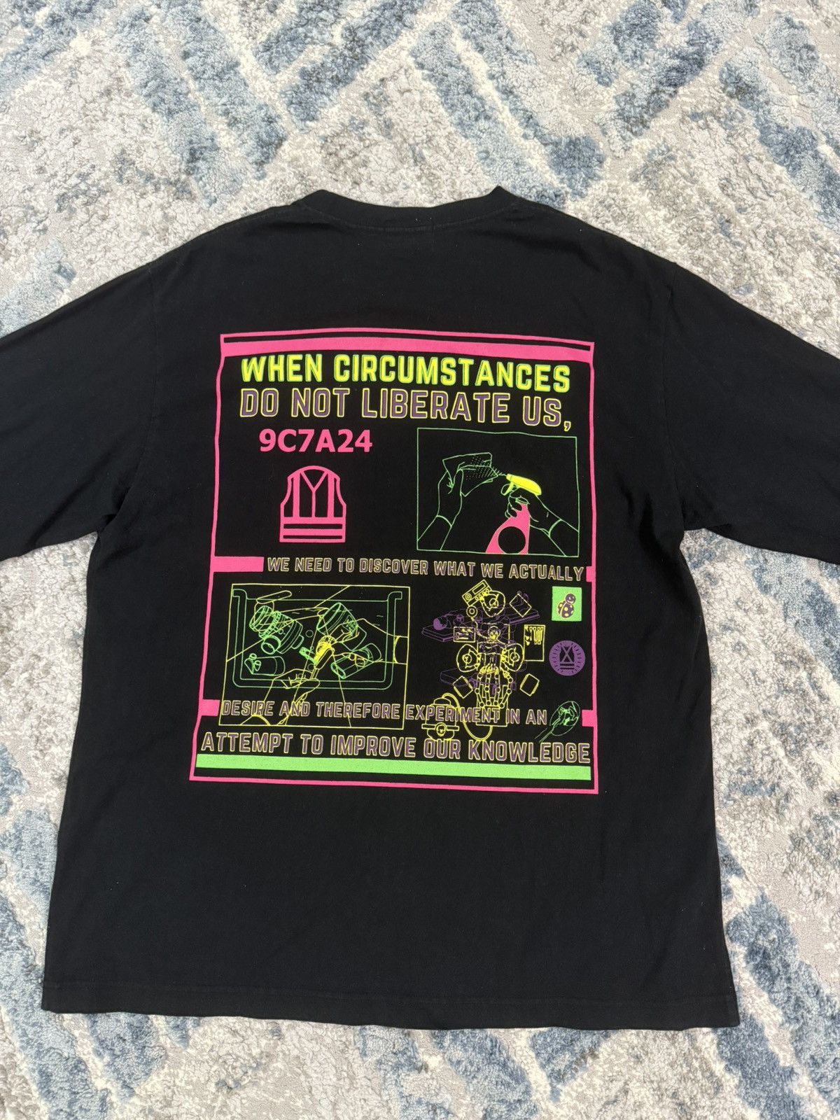 Cav Empt Cav Empt Black Graphic Long-sleeve T-Shirt Size US L / EU 52-54 / 3 - 4 Thumbnail