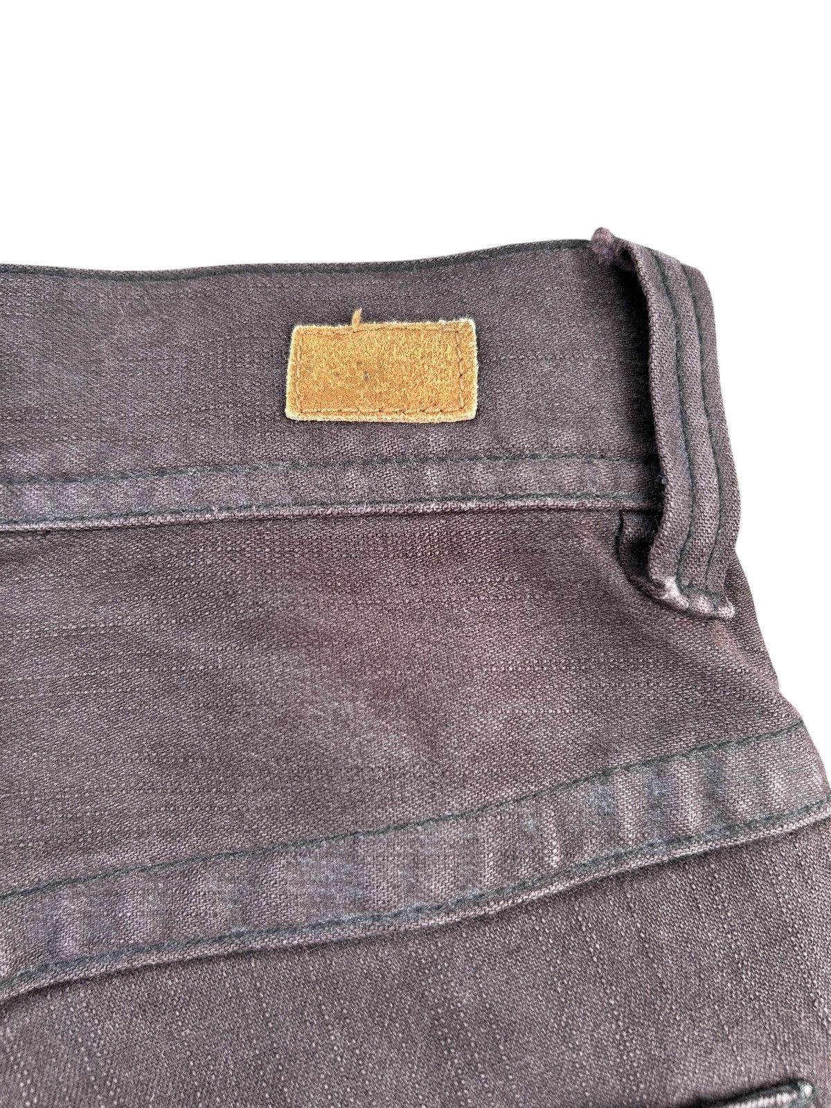 If Six Was Nine FLARE Nicole Club For Men Buckle Back Distressed Faded Pants Size US 33 - 7 Thumbnail