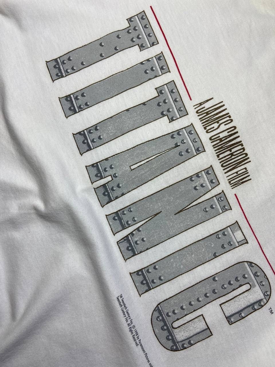 Hanes × Vintage Vintage 1998 Titanic James Cameron Film T-shirt 90s Rare Size US XL / EU 56 / 4 - 4 Thumbnail