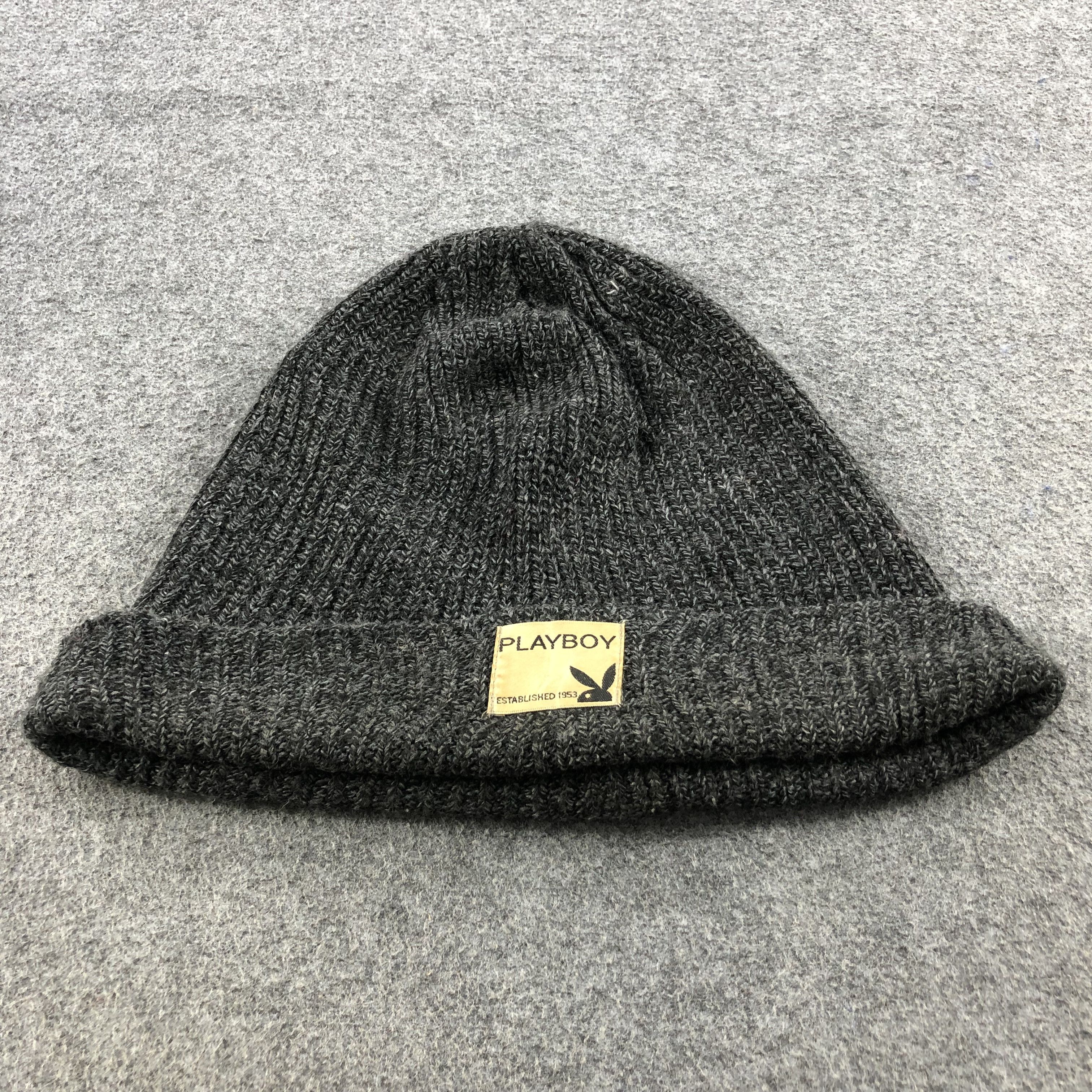 Playboy Playboy Fisherman Beanie Snowcap Snow Hat Winter Hat B140 Size ONE SIZE - 2 Thumbnail