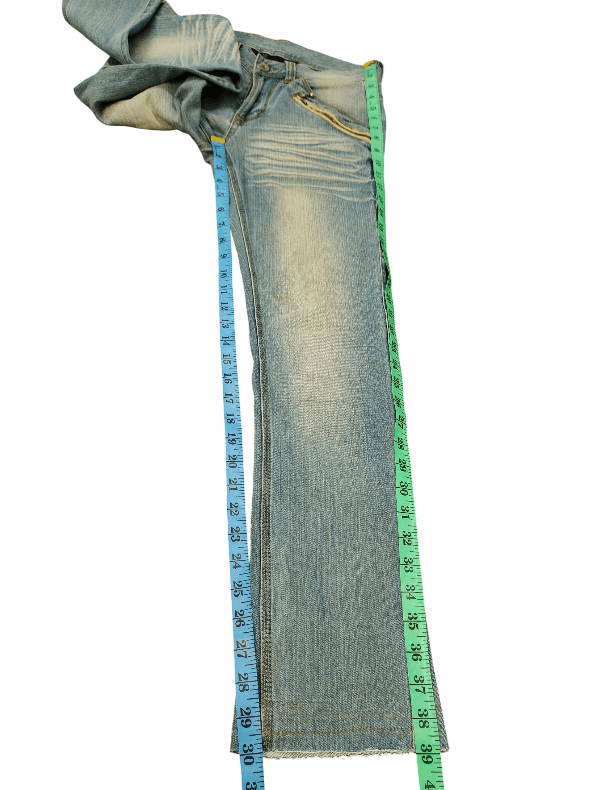 If Six Was Nine Flare Jeans Nicole Japan Denim Bootcut Ifsixwasnine Lgb Size US 31 - 20 Thumbnail