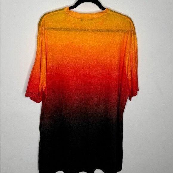 Balmain Balmain Sunset Ombre Crewneck Linen T-Shirt Orange Men’s Siz Size US XXL / EU 58 / 5 - 6 Thumbnail