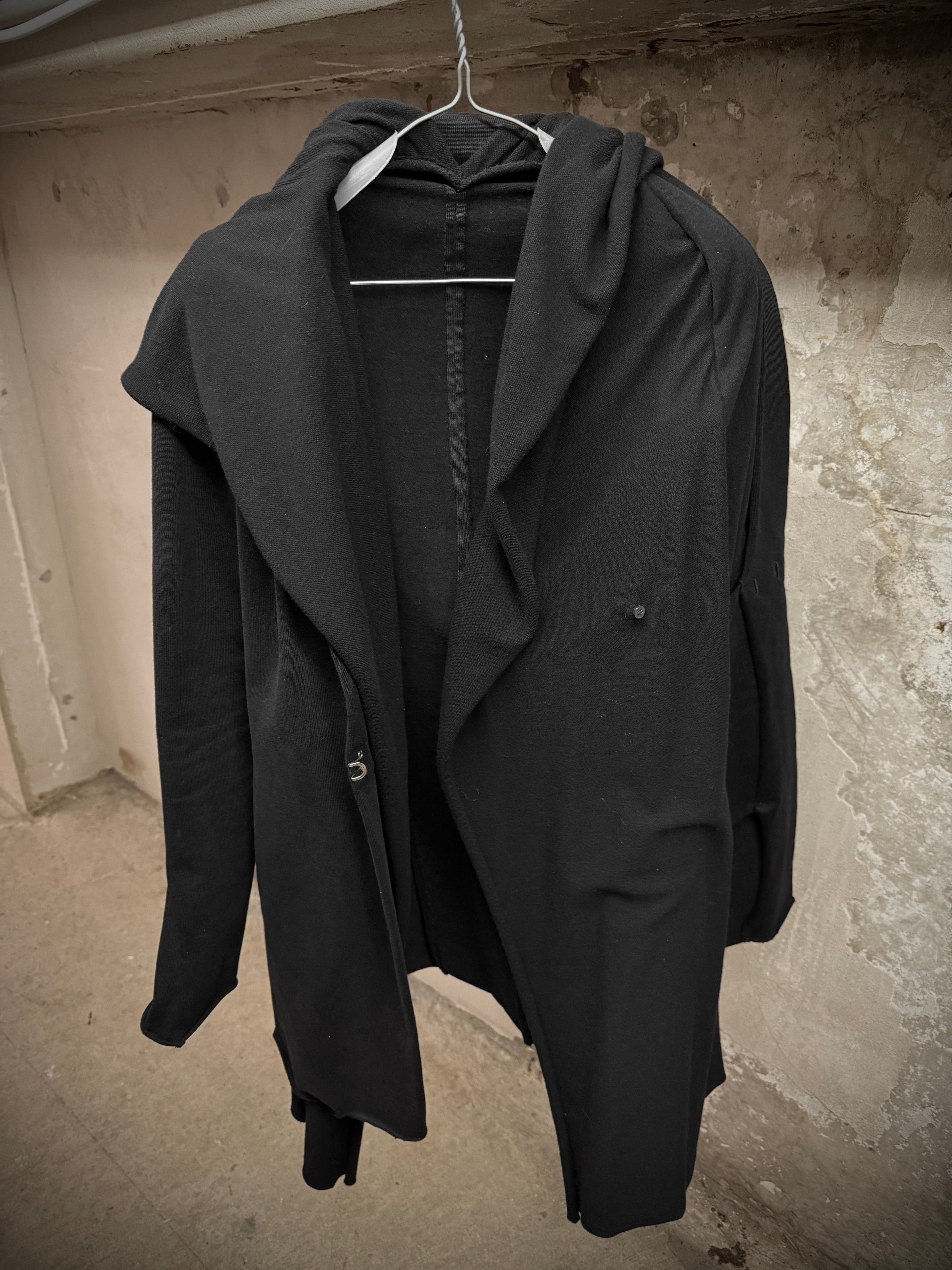 Ma+ M.A+ Attached Scarf Cotton Jersey Blazer Size XS / US 0-2 / IT 36-38 - 4 Thumbnail