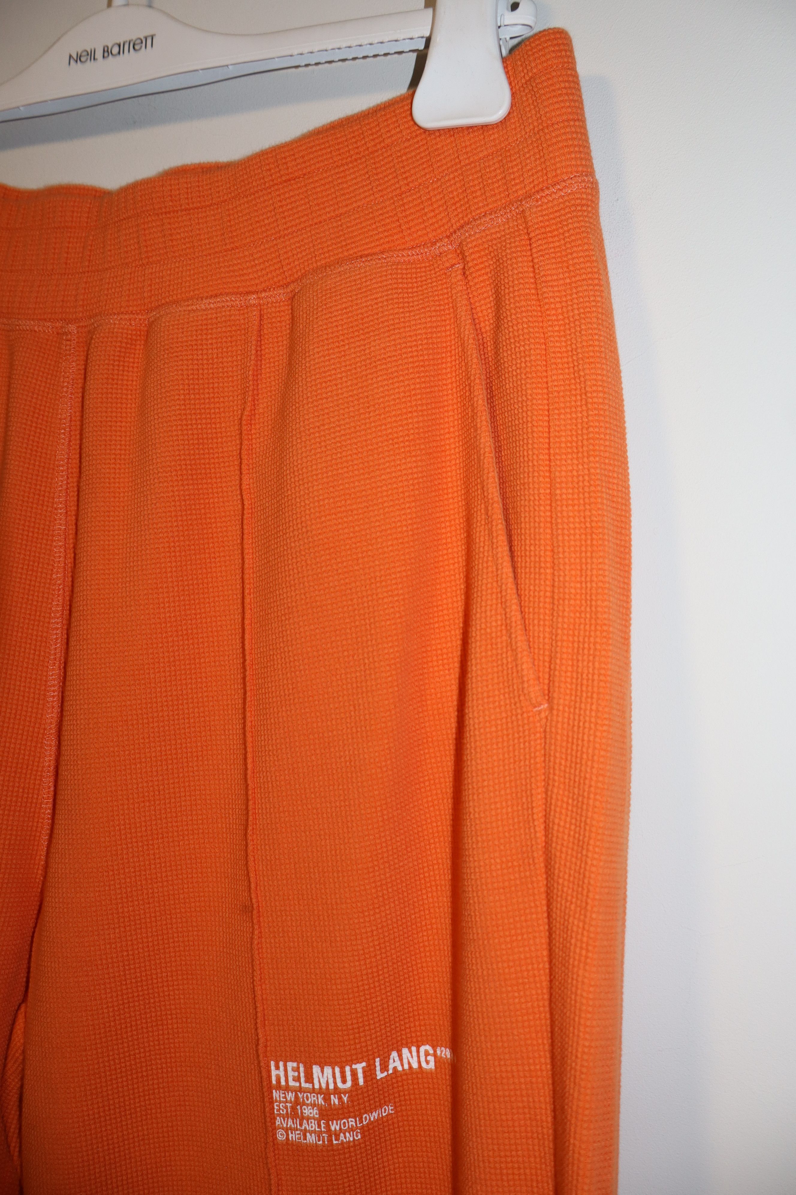 Helmut Lang Waffle effect sweatpants Size US 32 / EU 48 - 7 Thumbnail
