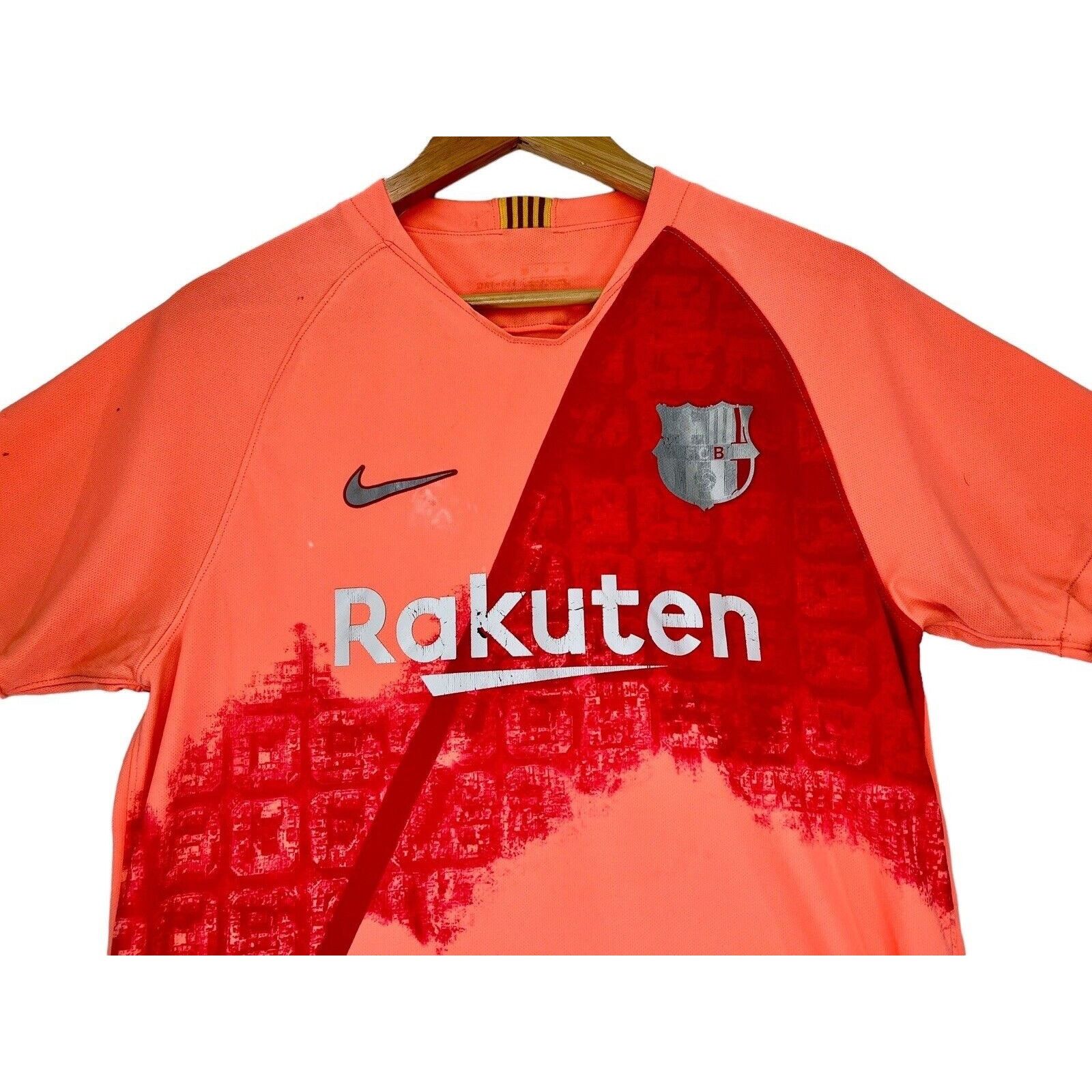 Nike Nike FCB Barcelona Rakuten Pink Jersey Kit Men’s Size Medium Size US M / EU 48-50 / 2 - 2 Thumbnail