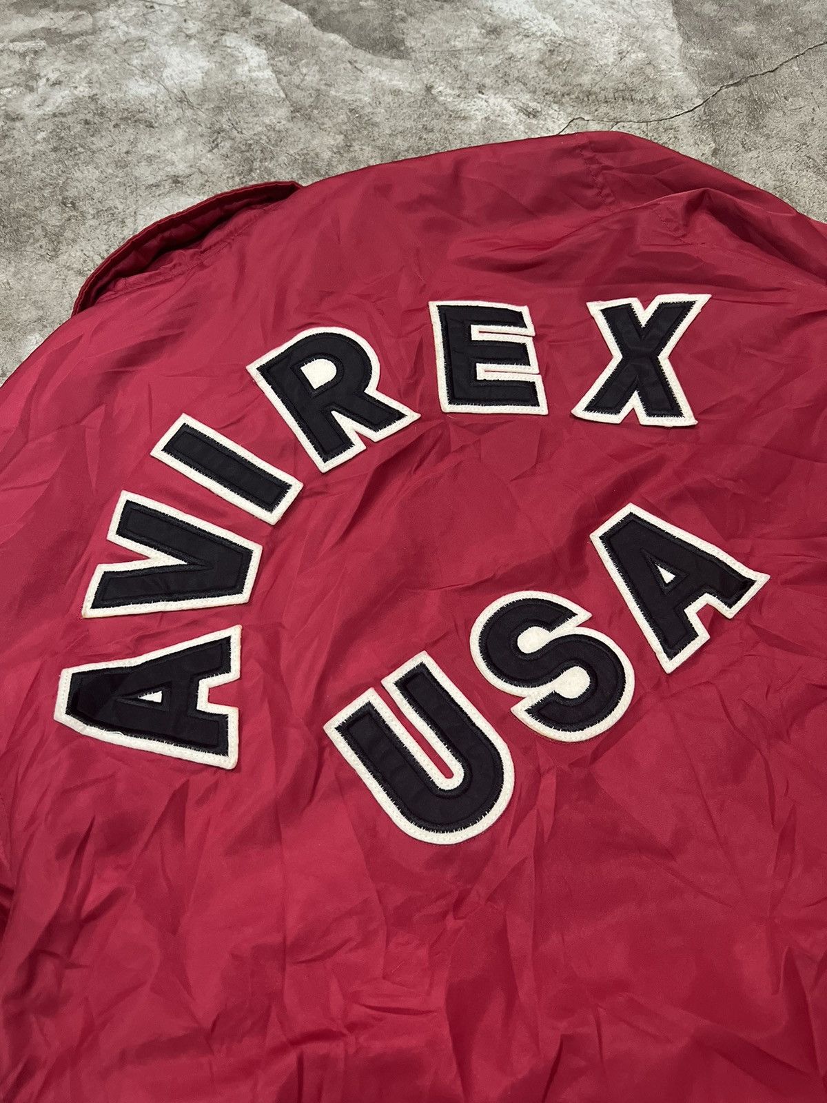 Avirex × Vintage Rare! Avirex Varsity Logo Patch Coach Jacket Size US M / EU 48-50 / 2 - 2 Thumbnail