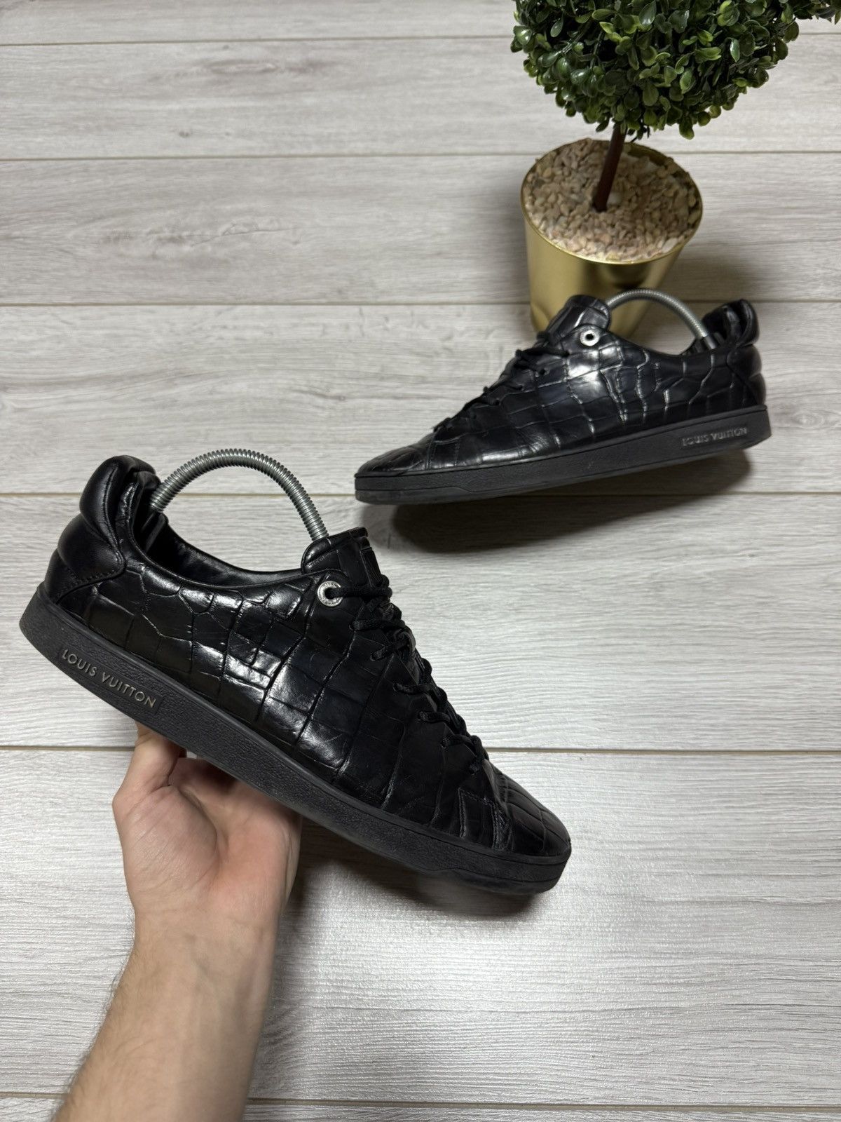 Louis Vuitton LV Louis Vuitton leather trainers shoes sneakers Size US 8.5 / EU 41-42 - 1 Thumbnail