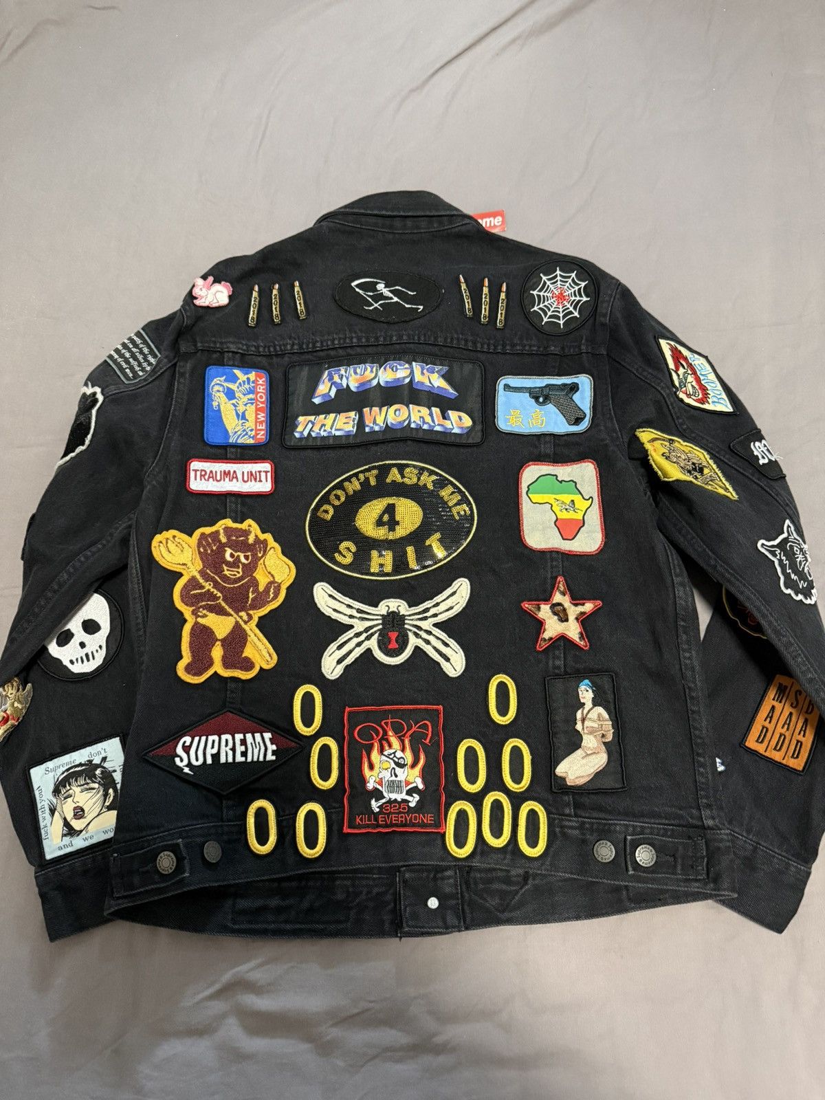 Supreme Supreme patches denim Trucker work Jacket Size US M / EU 48-50 / 2 - 2 Thumbnail
