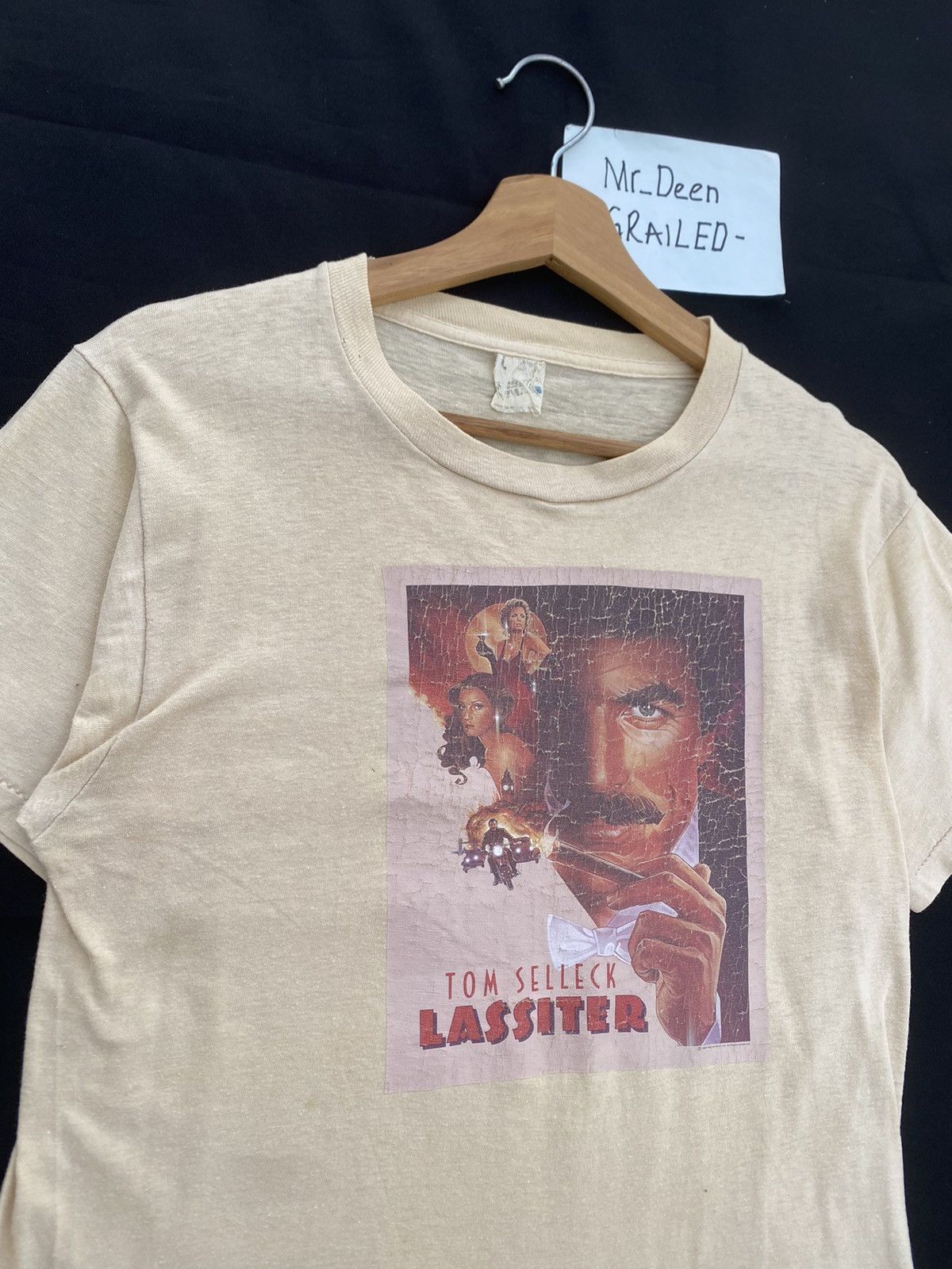 Vintage Vtg 80s Tom Selleck Lassiter “The Magnificent Thief “ Tee Size US S / EU 44-46 / 1 - 7 Thumbnail