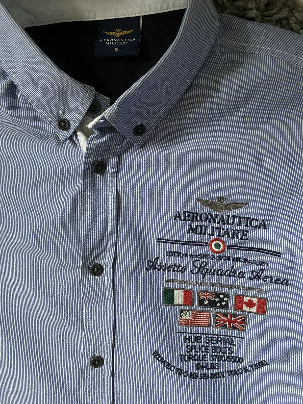 Aeronautica Militare Aeronautica Militare pilot shirt button down Size US L / EU 52-54 / 3 - 10 Thumbnail