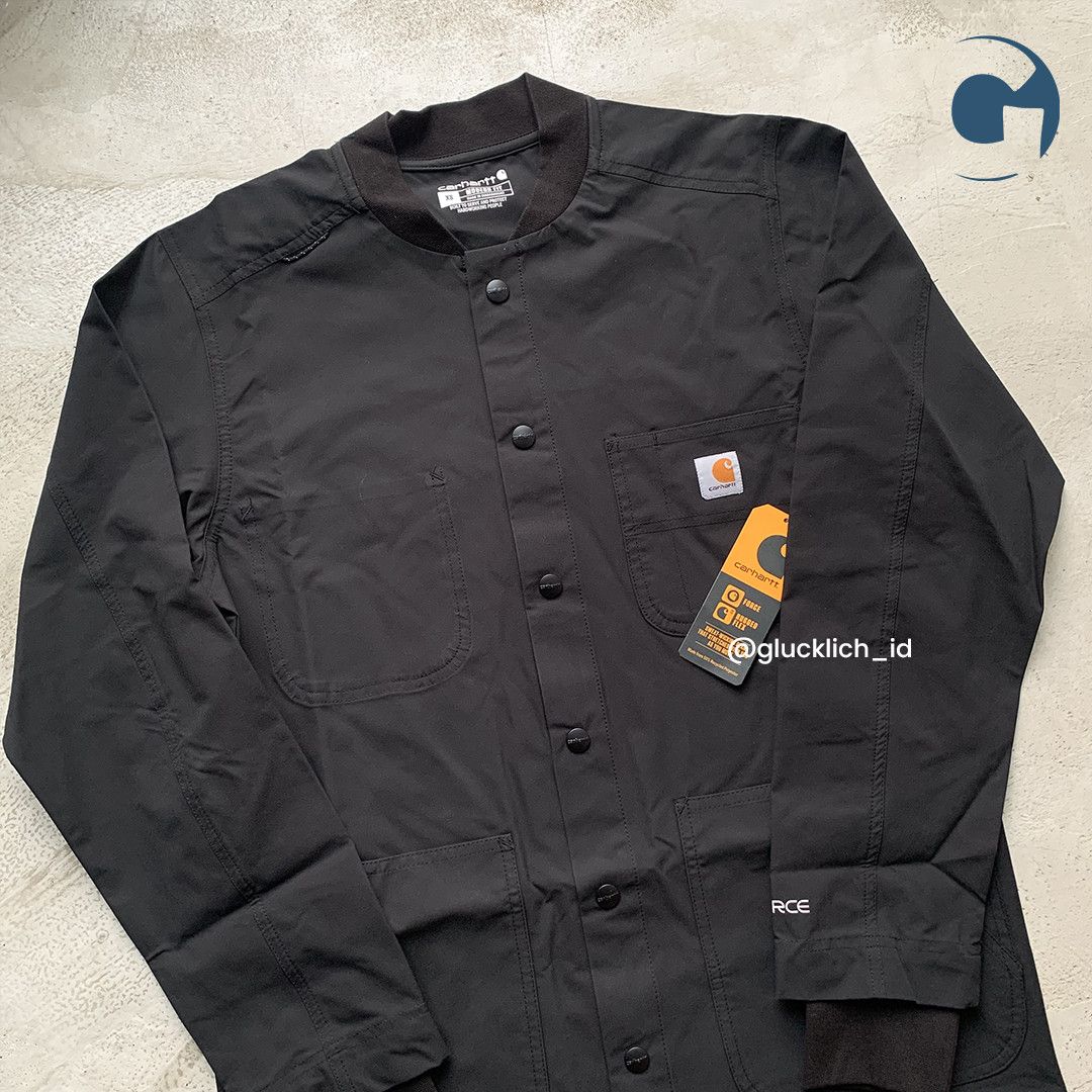 Carhartt Carhartt, Unisex Force Essentials Chore Scrub Coat Black Size US XS / EU 42 / 0 - 3 Thumbnail