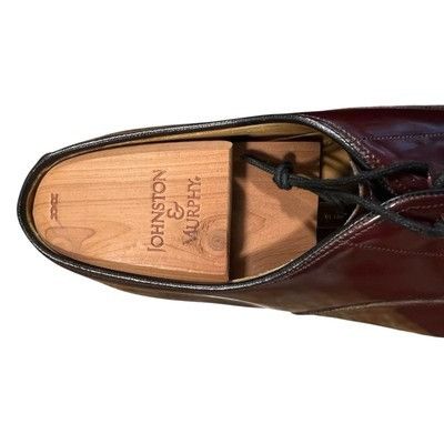 Johnston & Murphy Johnston & Murphy Men’s Aristocrat Cap Toe Color Burgundy s Size US 9 / EU 42 - 5 Thumbnail