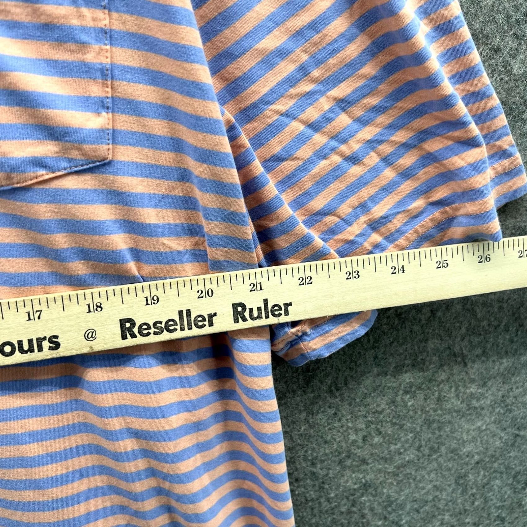 Peter Millar VINTAGE? No — Peter Millar Polo Shirt Mens XL Pink Blue Striped Seaside Preppy Golf Stretch Size US XL / EU 56 / 4 - 6 Thumbnail