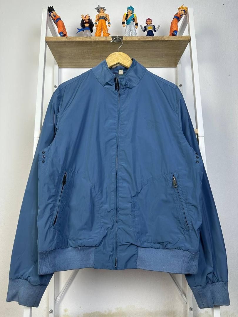 Burberry × Designer Burberry Brit Zip Up Light Bomber Jacket (PIT 23.5) Size US M / EU 48-50 / 2 - 1 Thumbnail