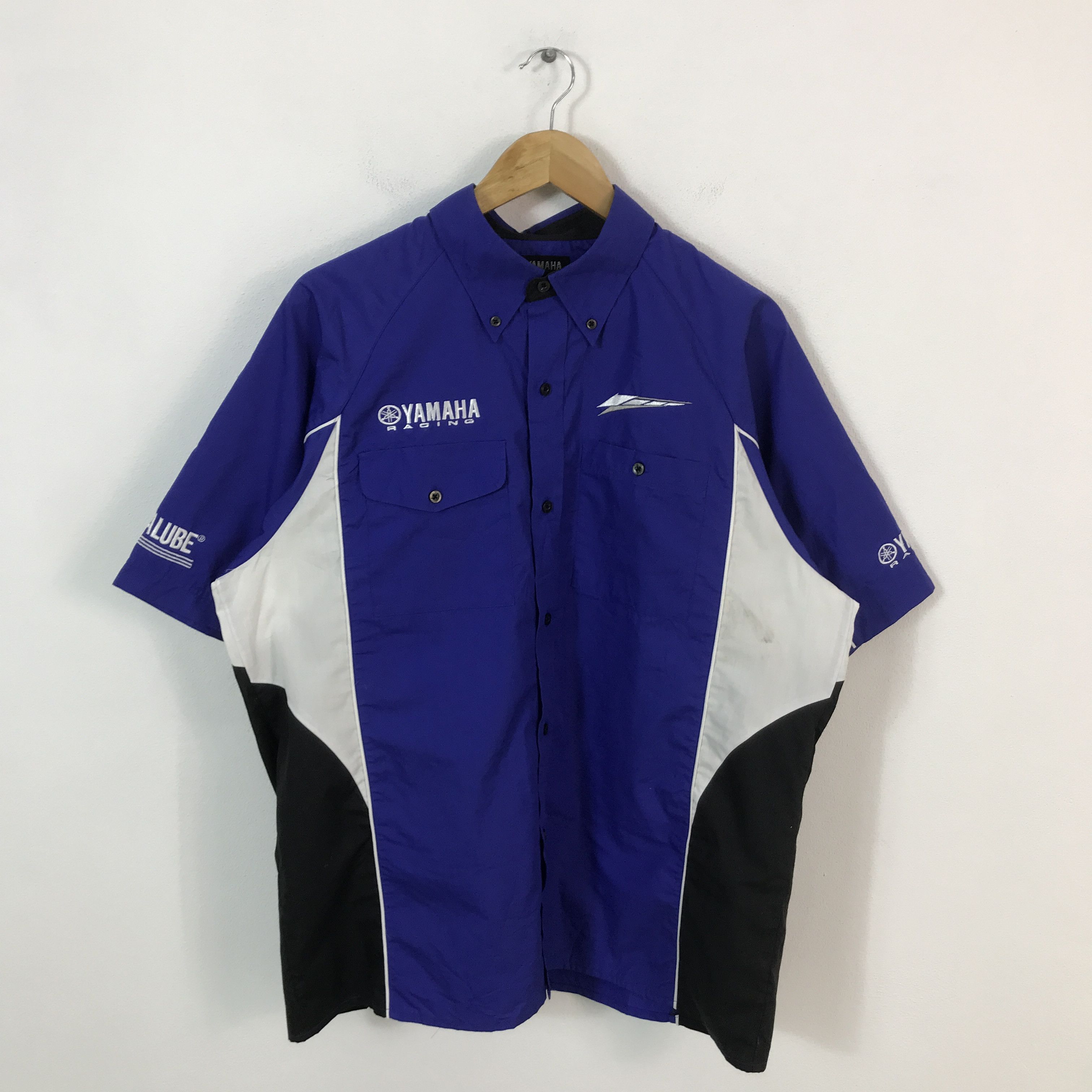 Yamaha Vintage Yamaha Racing Japan Design button Up Shirt Size US L / EU 52-54 / 3 - 2 Thumbnail