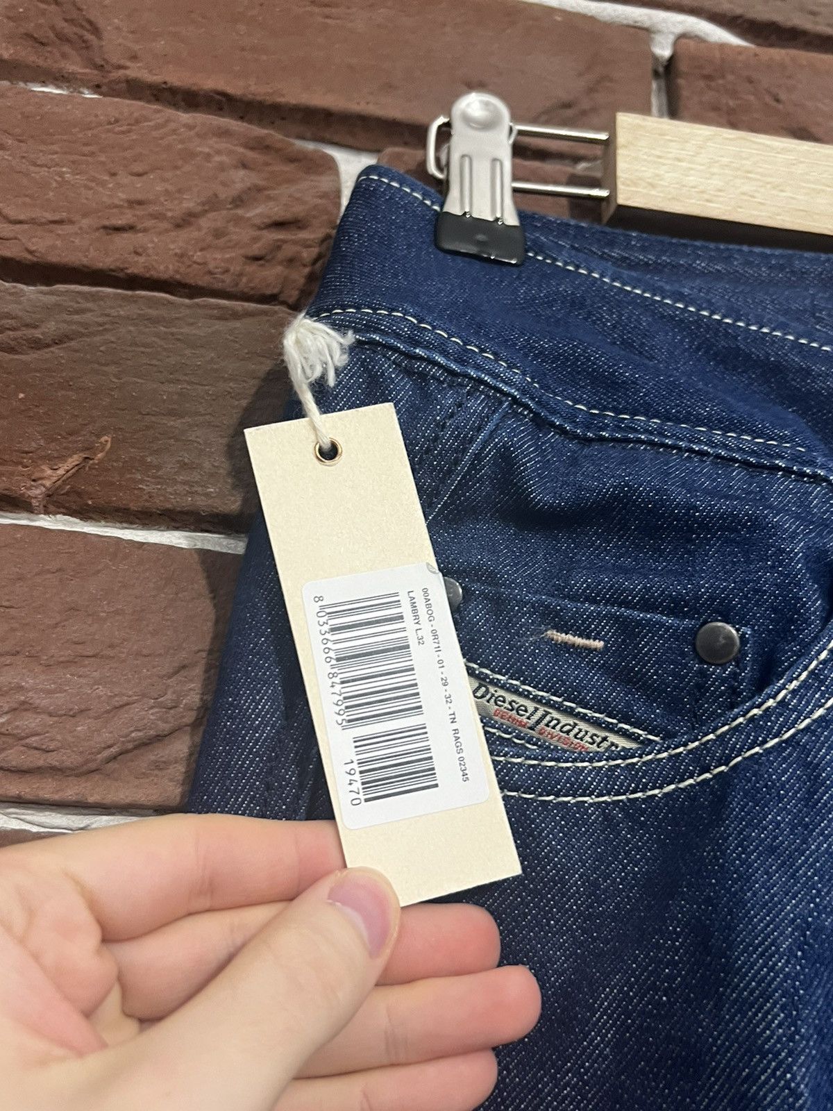 Diesel Vintage 00s Diesel Flared Denim Pants DSWT Avant garde Hype Size US 29 - 6 Thumbnail