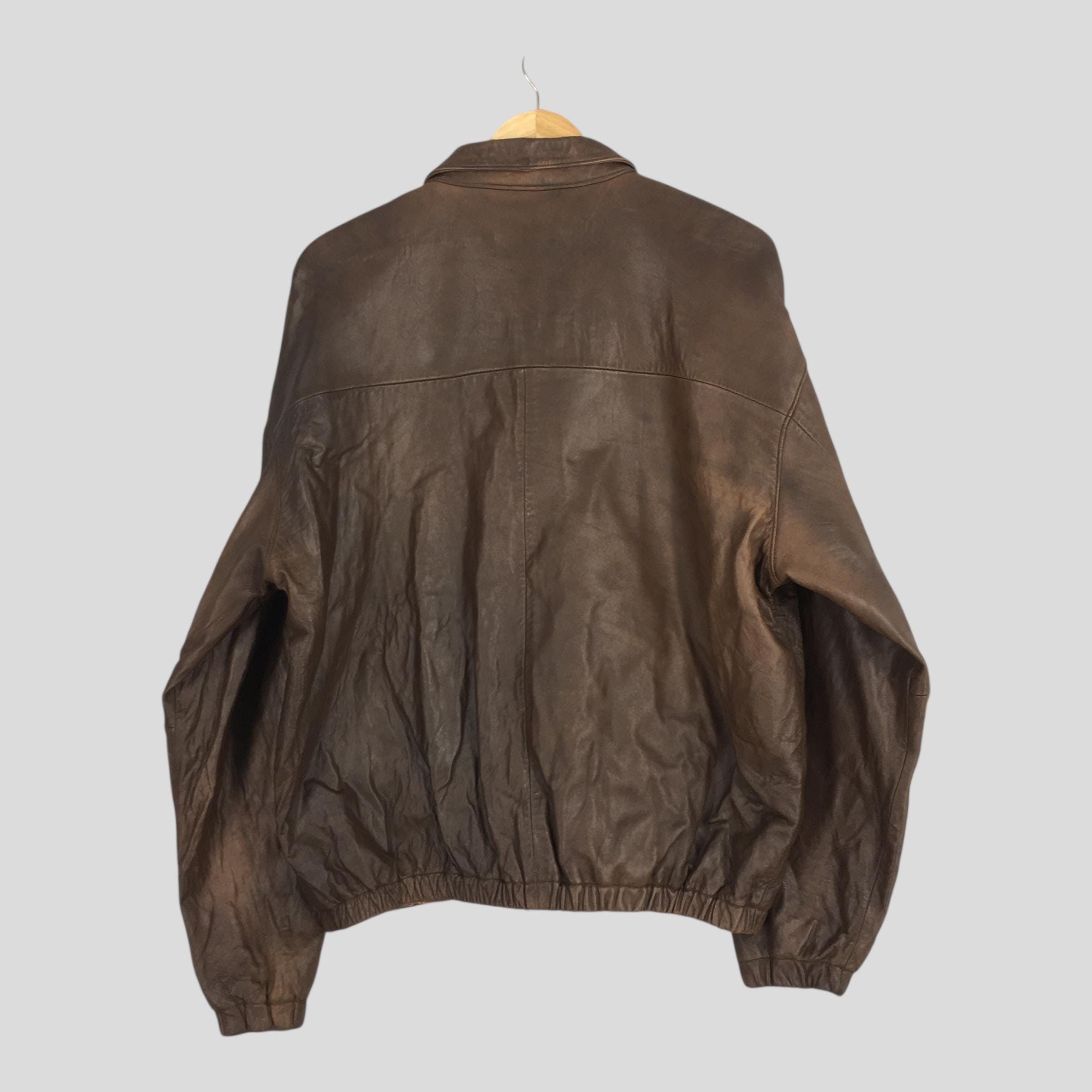 Polo Ralph Lauren Vintage Polo Ralph Lauren Leather Jacket Large Size US L / EU 52-54 / 3 - 8 Thumbnail