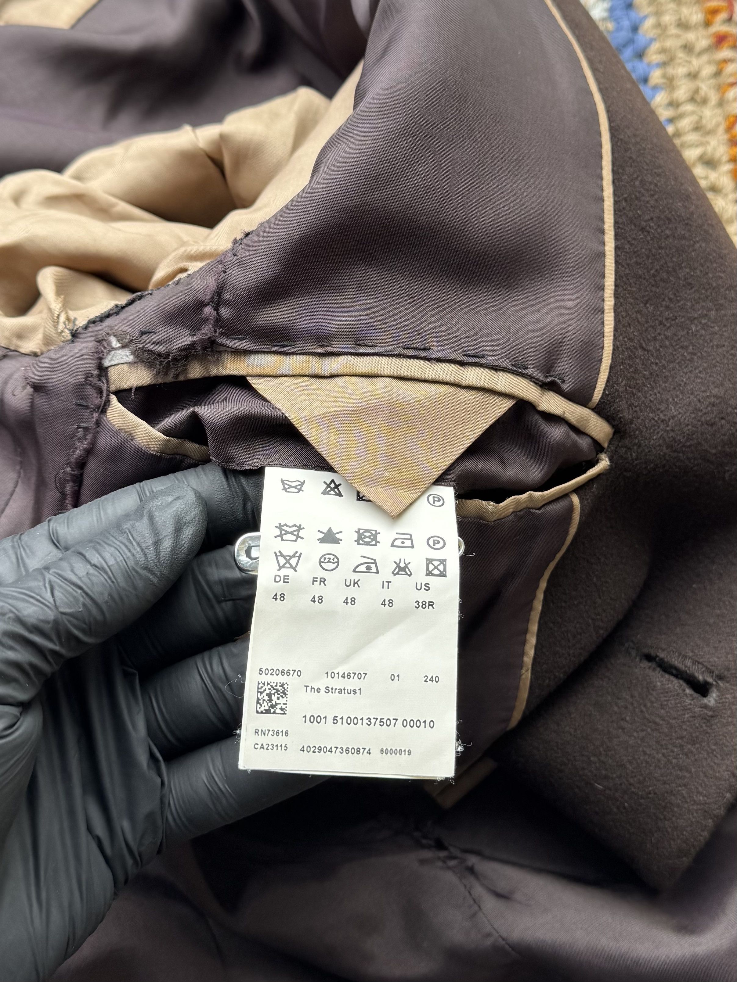 Hugo Boss Hugo Boss Vintage Wool Coat (E4) Size US S / EU 44-46 / 1 - 10 Thumbnail