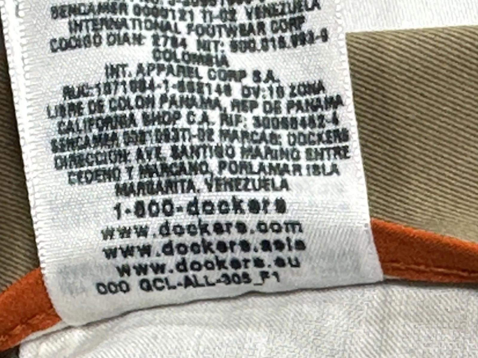 Dockers Dockers Flat Front Straight Leg Chinos Brown Mens 42/30 Size US 42 / EU 58 - 6 Thumbnail