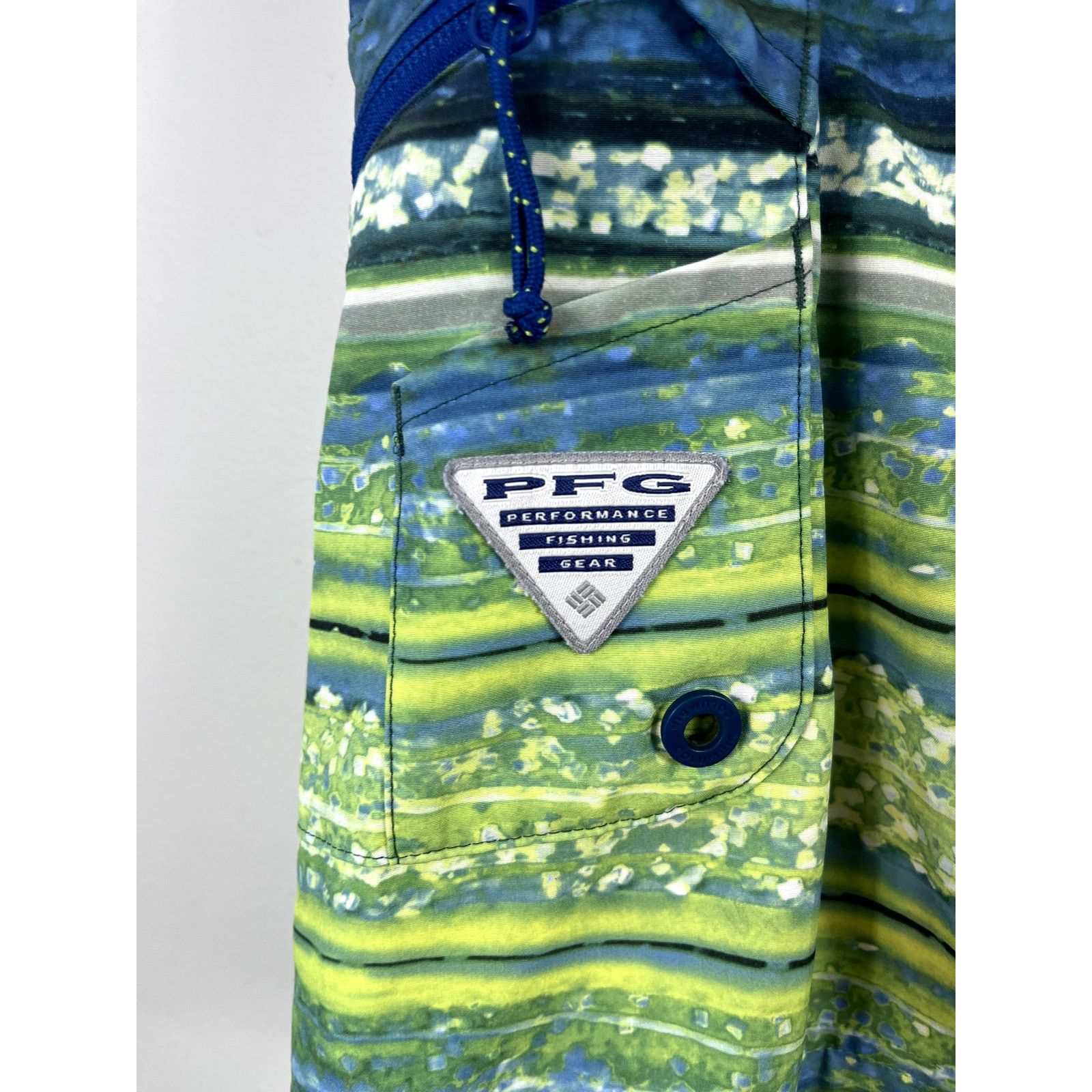 Columbia Men's Blue and Green Columbia Swim Trunks 36 Size US 36 / EU 52 - 2 Thumbnail